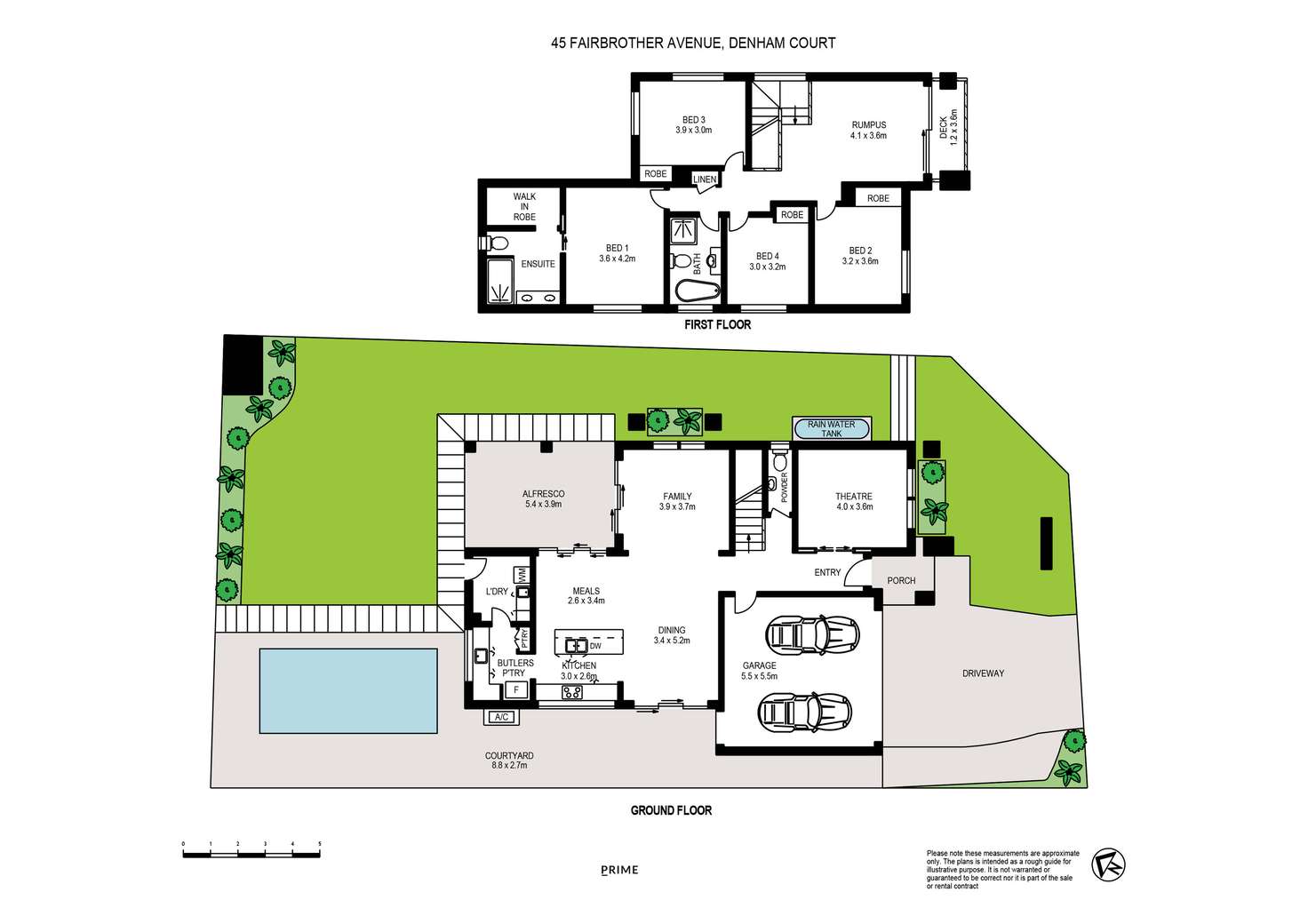 Floorplan of Homely house listing, 45 Fairbrother Avenue, Denham Court NSW 2565