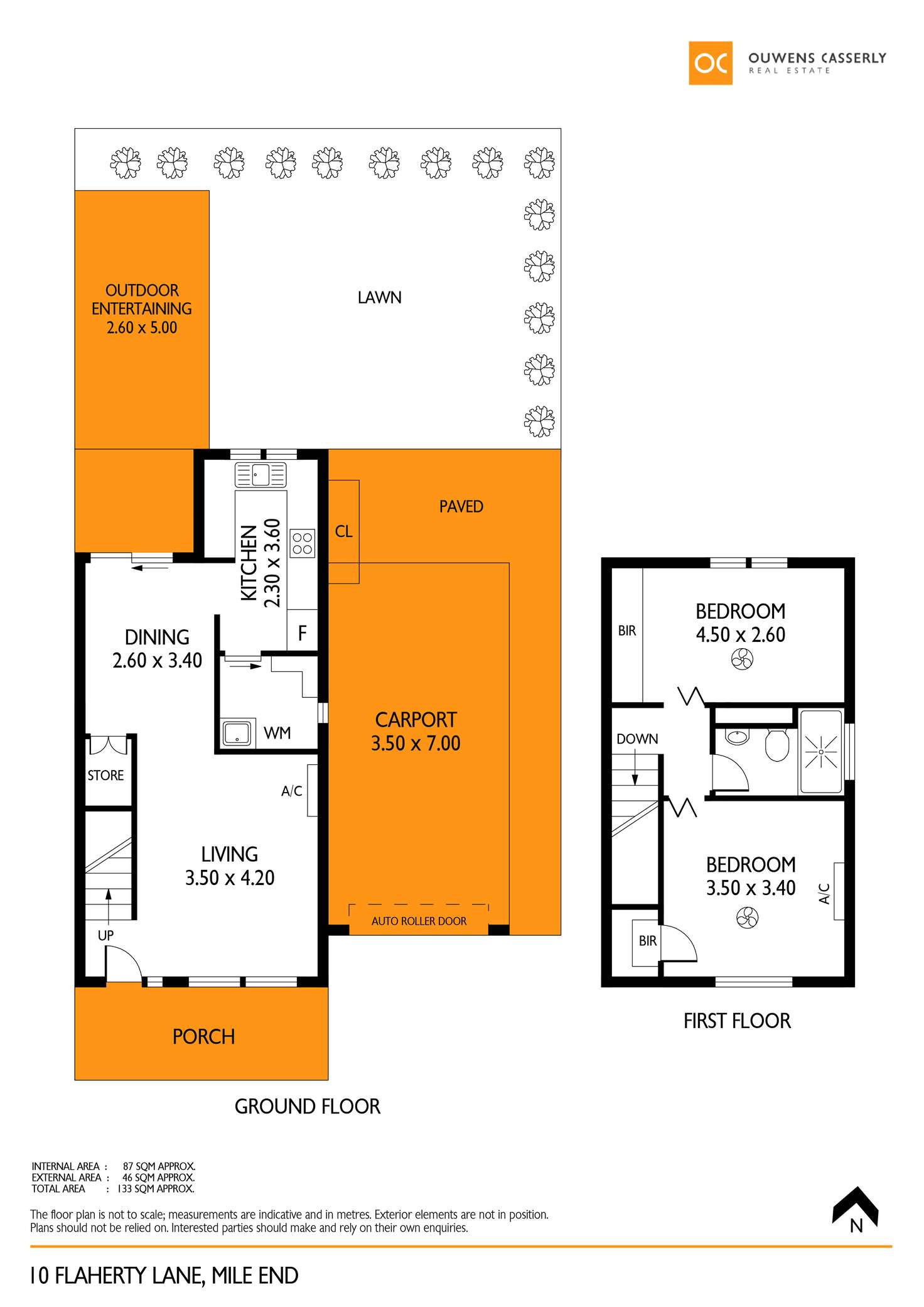 Floorplan of Homely house listing, 10 Flaherty Lane, Mile End SA 5031