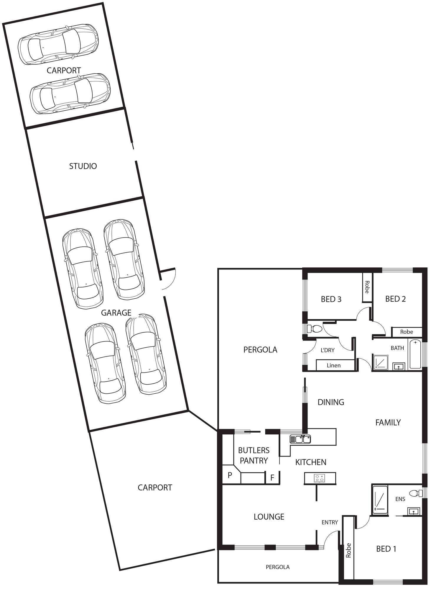 Floorplan of Homely house listing, 4 Scotney Place, Chisholm ACT 2905