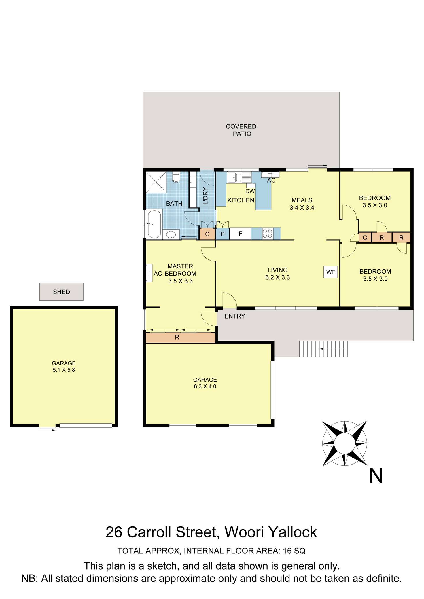 Floorplan of Homely house listing, 26 Carroll Street, Woori Yallock VIC 3139