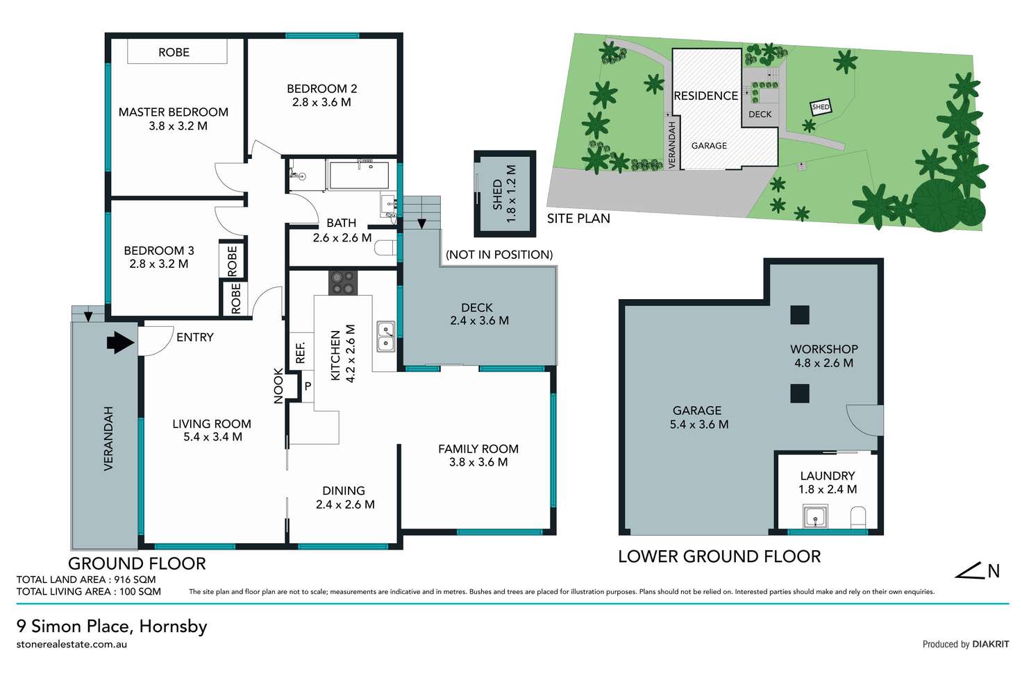 Floorplan of Homely house listing, 9 Simon Place, Hornsby Heights NSW 2077