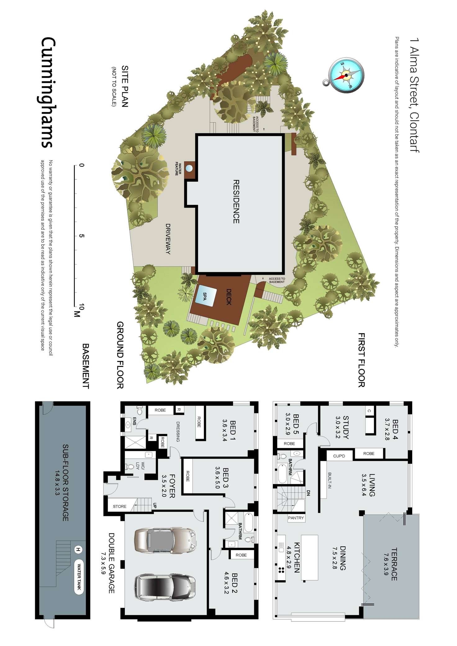 Floorplan of Homely house listing, 1 Alma Street, Clontarf NSW 2093