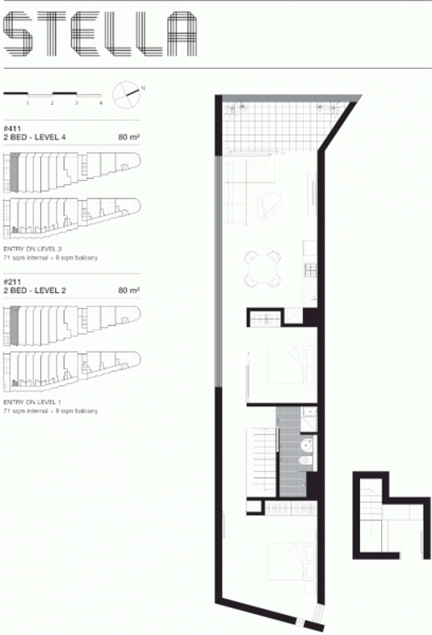 Floorplan of Homely apartment listing, 411/2 Victoria Park Parade, Zetland NSW 2017