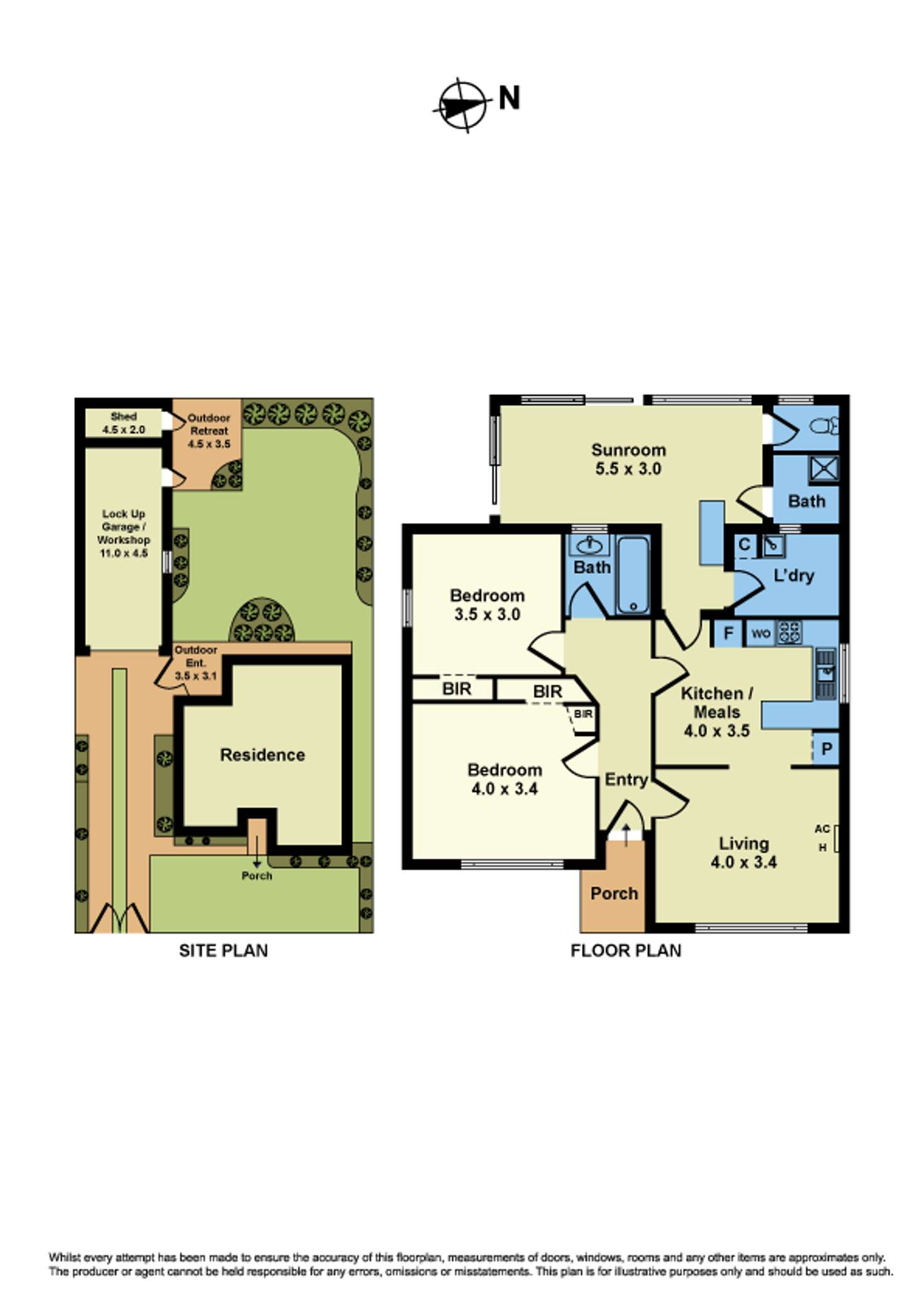 Floorplan of Homely house listing, 11 Mellor Street, Sunshine VIC 3020