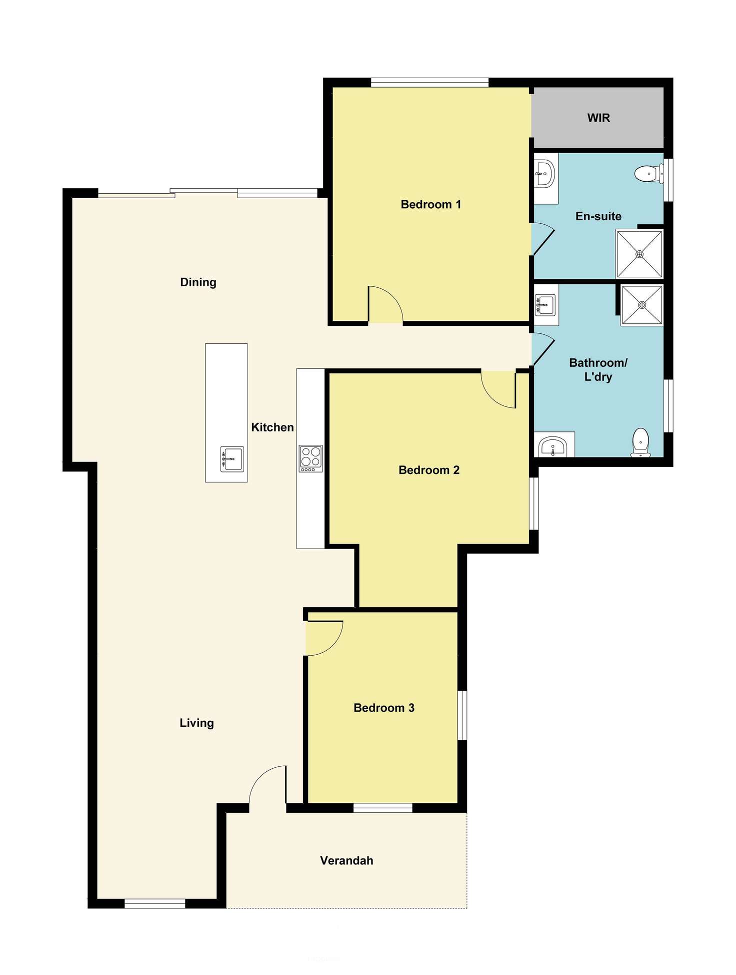 Floorplan of Homely house listing, 30 Burke Street, Maryborough VIC 3465