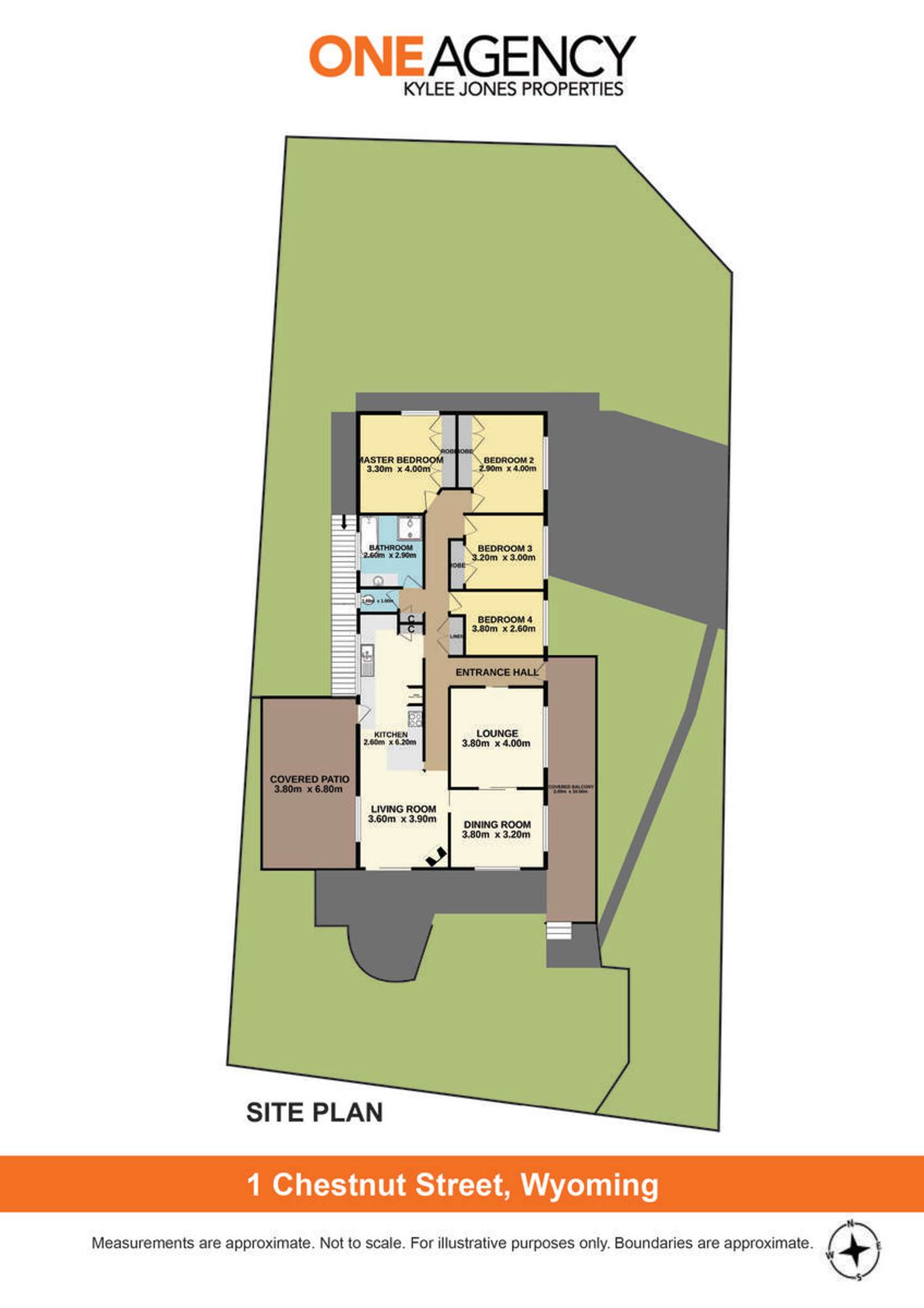Floorplan of Homely house listing, 1 Chestnut Street, Wyoming NSW 2250