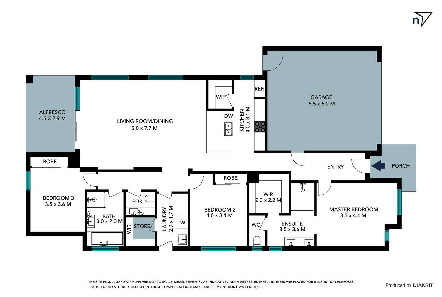 Floorplan of Homely house listing, 21 Bellini Drive, Greenvale VIC 3059