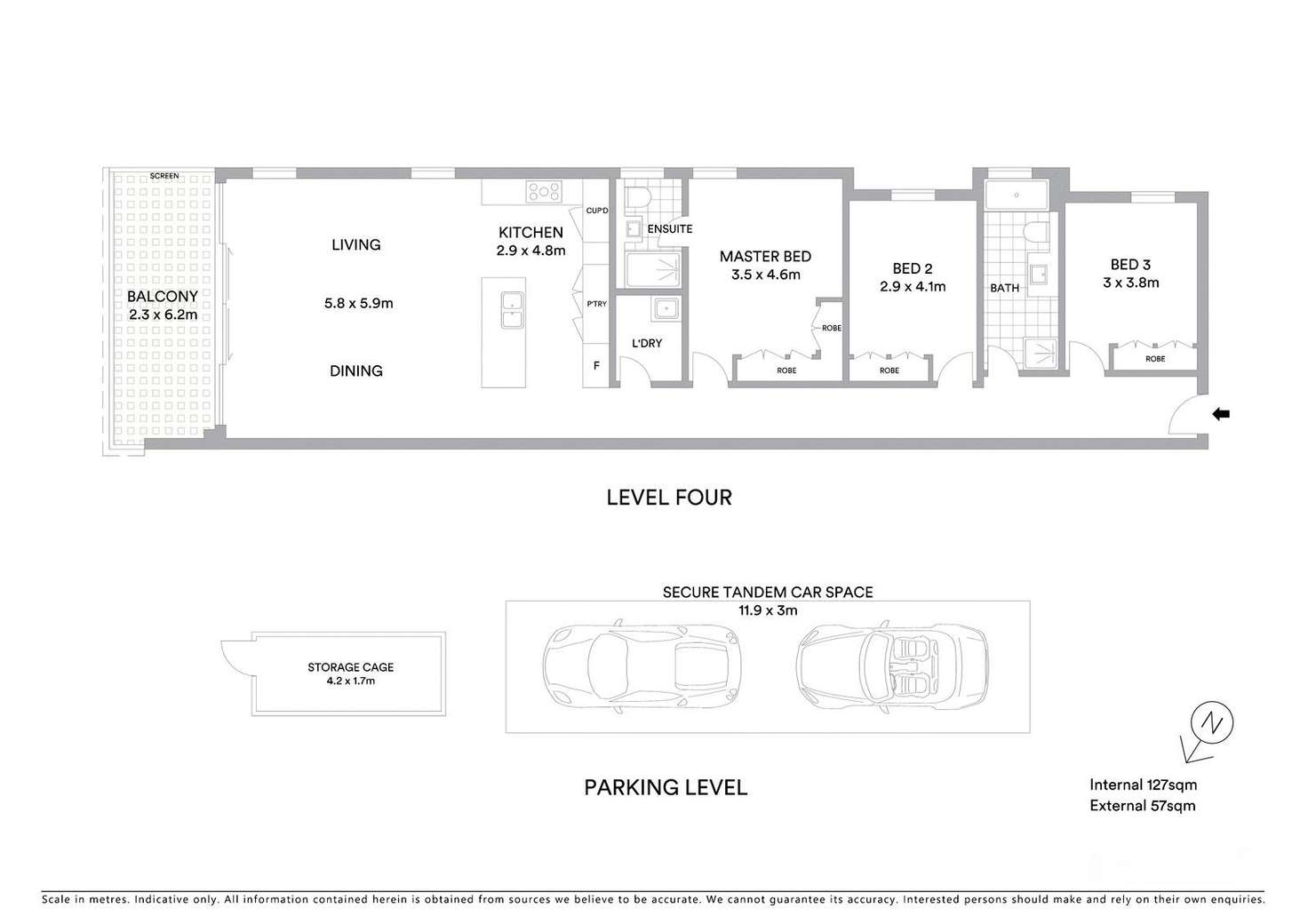 Floorplan of Homely apartment listing, 3/102 St Georges Crescent, Drummoyne NSW 2047