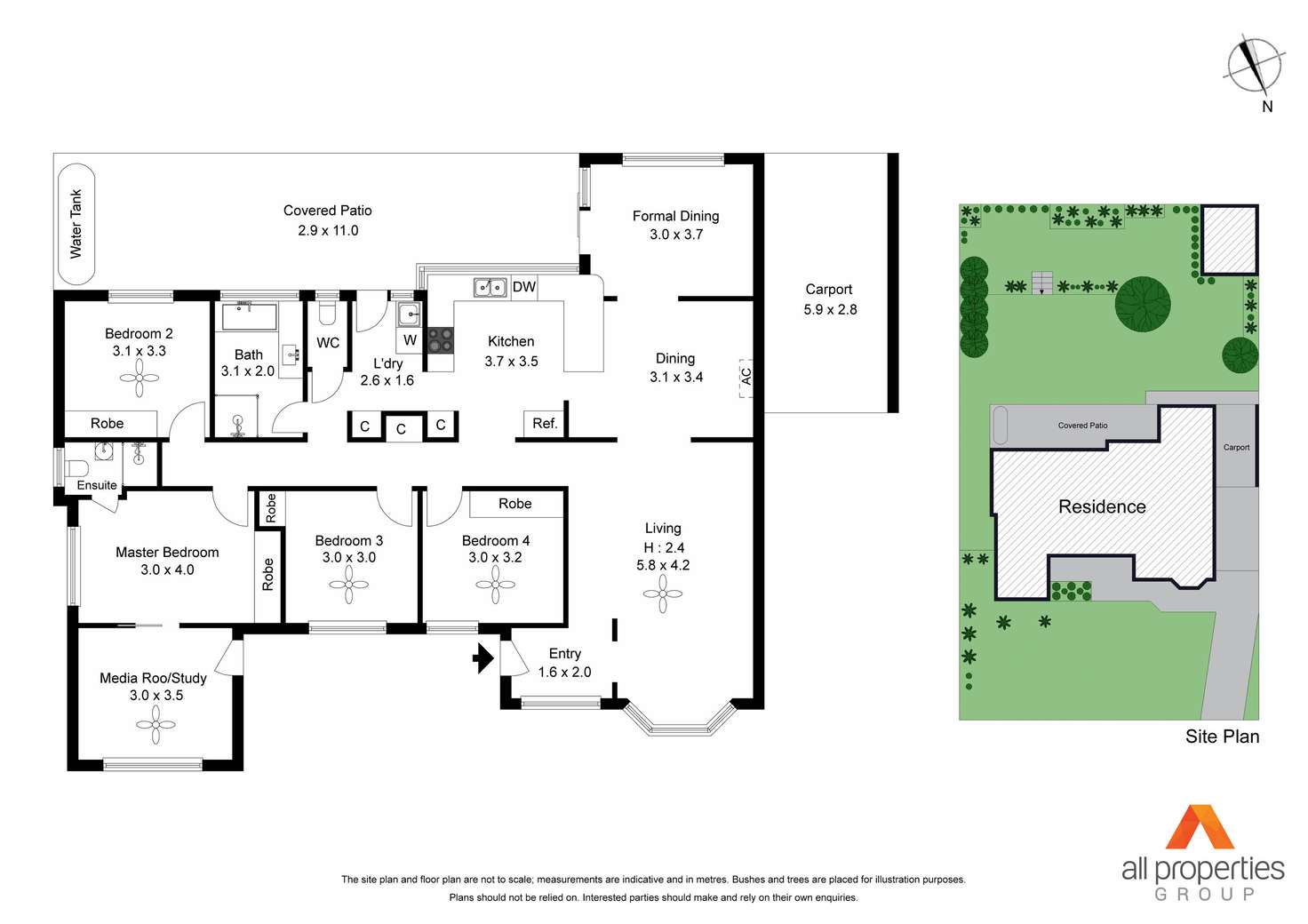 Floorplan of Homely house listing, 27 Owens Street, Boronia Heights QLD 4124