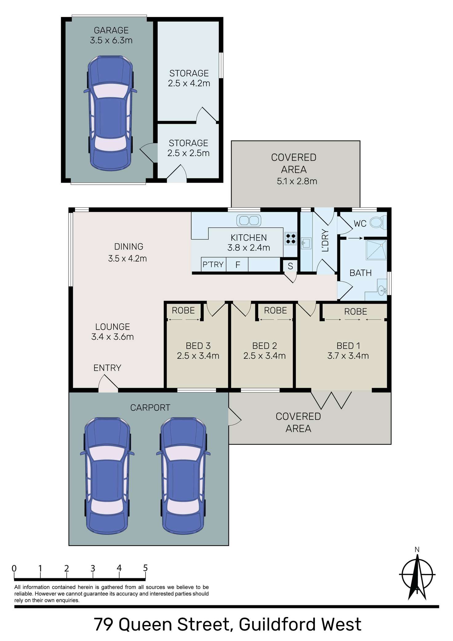 Floorplan of Homely house listing, 79 Queen Street, Guildford NSW 2161