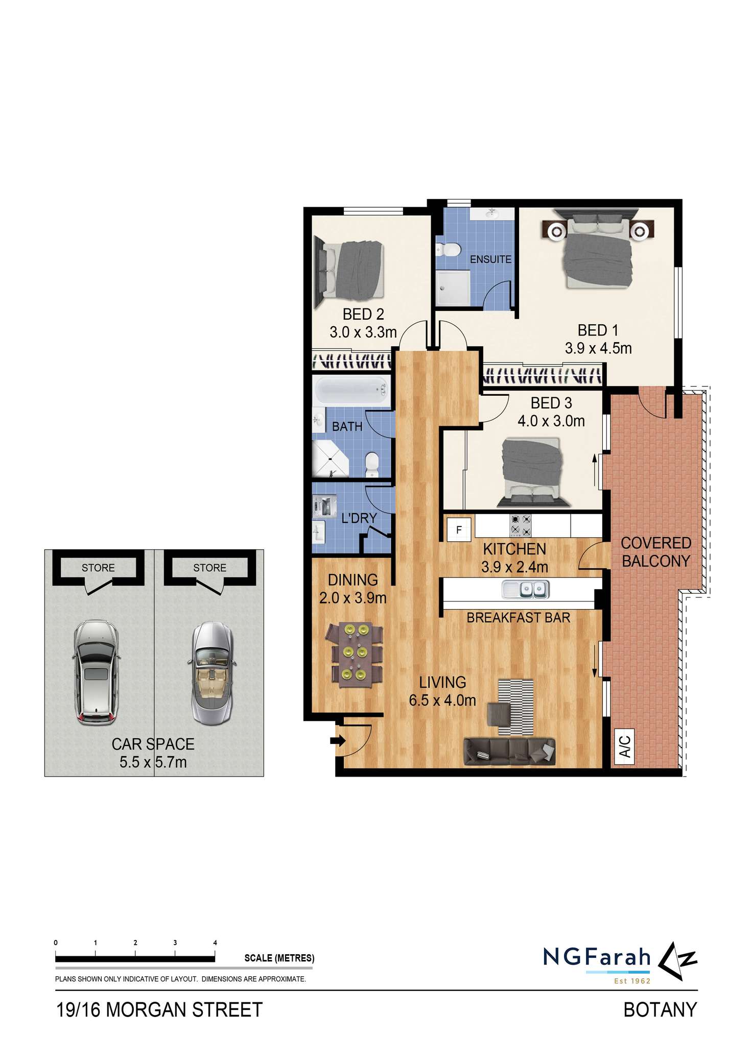 Floorplan of Homely apartment listing, 19/16 Morgan Street, Botany NSW 2019