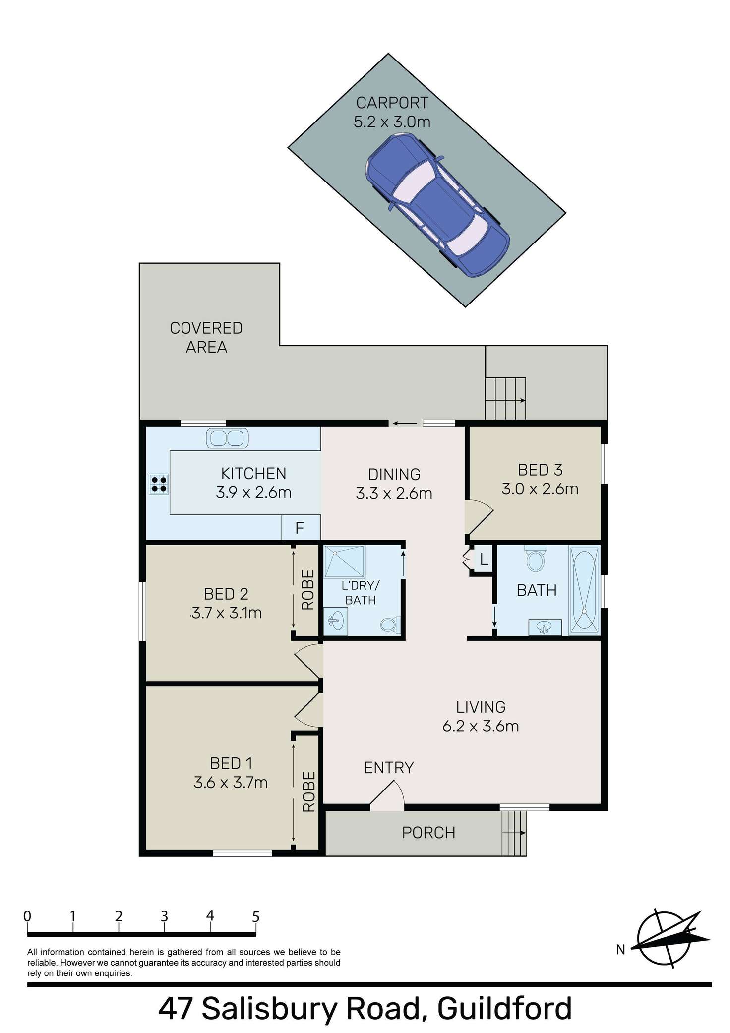 Floorplan of Homely house listing, 47 Salisbury Road, Guildford NSW 2161