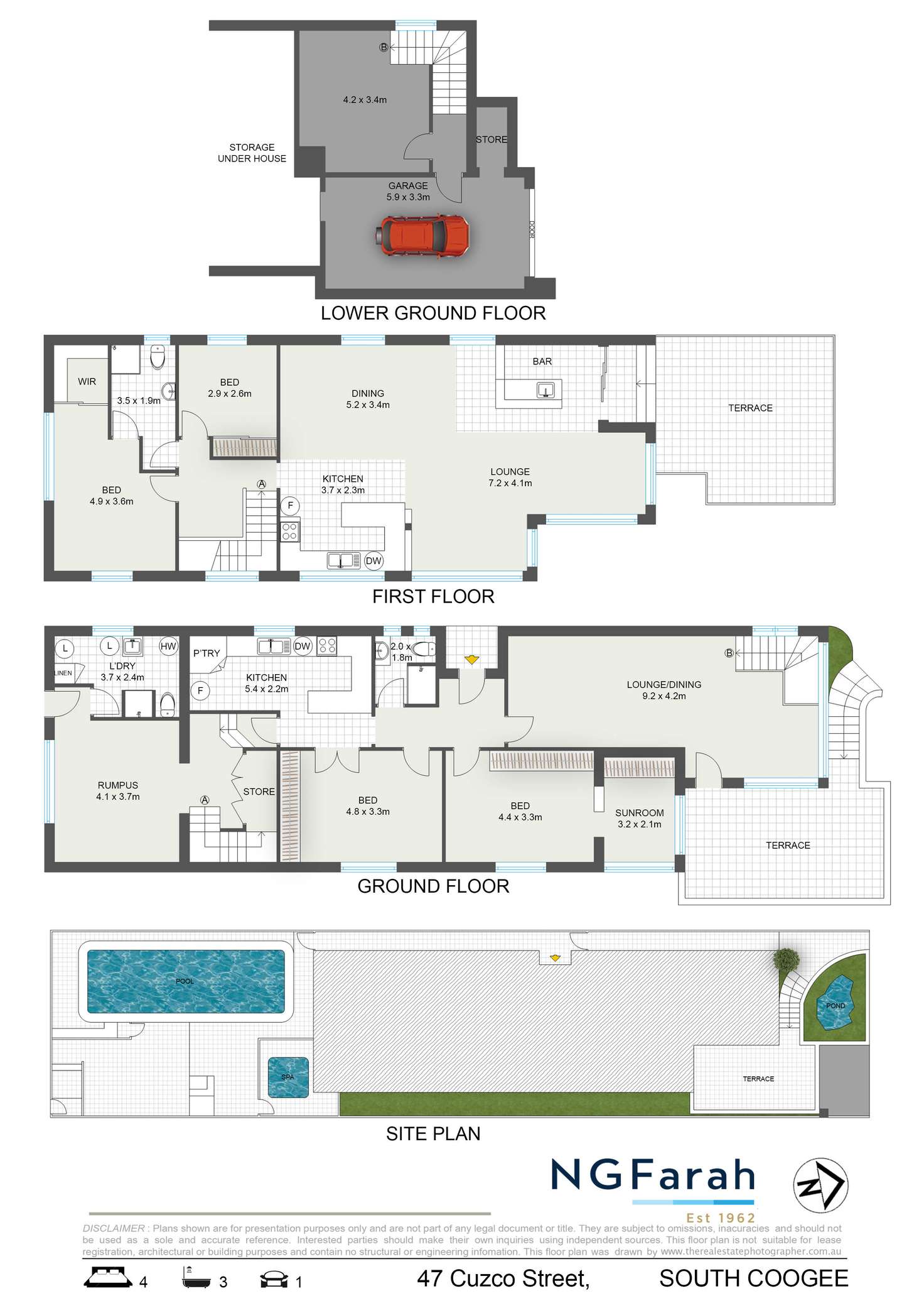 Floorplan of Homely house listing, 47 Cuzco Street, South Coogee NSW 2034