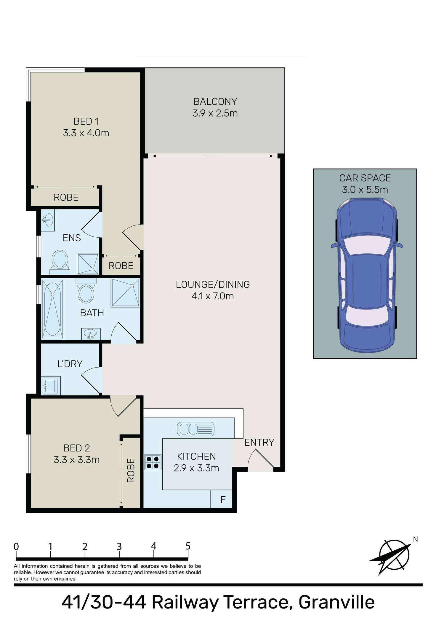 Floorplan of Homely unit listing, 41/30-44 Railway Tce, Granville NSW 2142