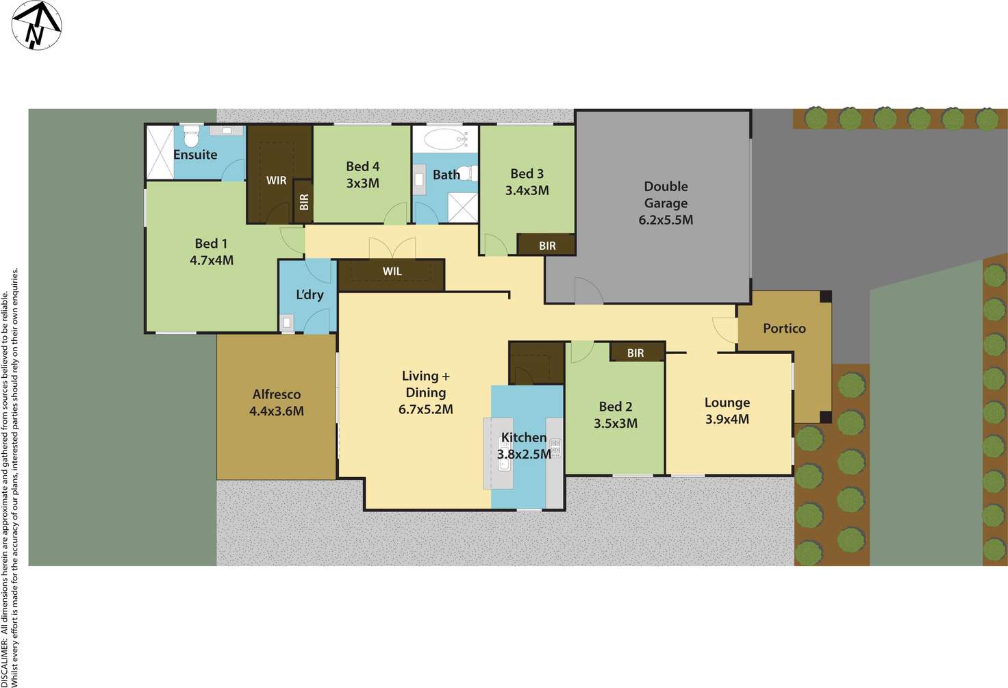 Floorplan of Homely house listing, 24 Fernlea Crescent, Marsden Park NSW 2765