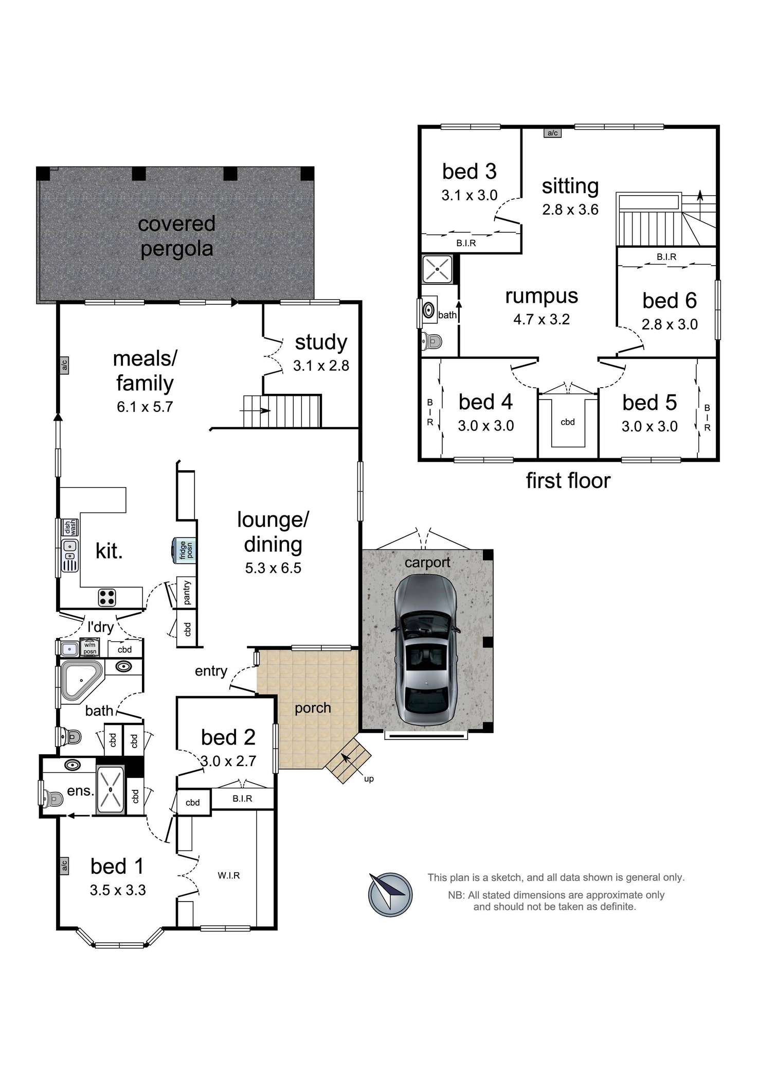 Floorplan of Homely house listing, 38 Eskdale Drive, Croydon Hills VIC 3136