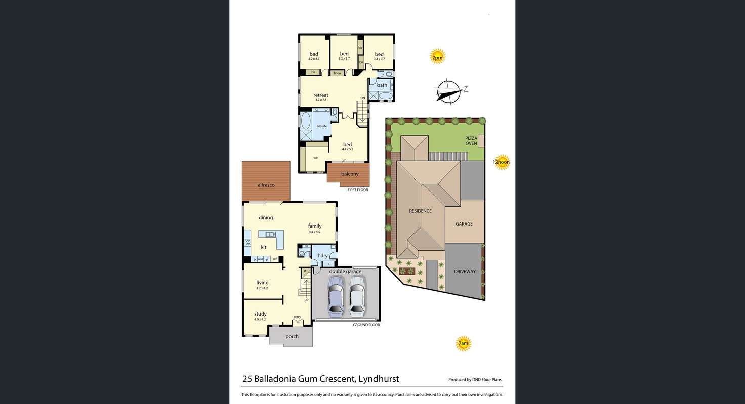 Floorplan of Homely house listing, 25 Balladonia Gum Circuit, Lyndhurst VIC 3975