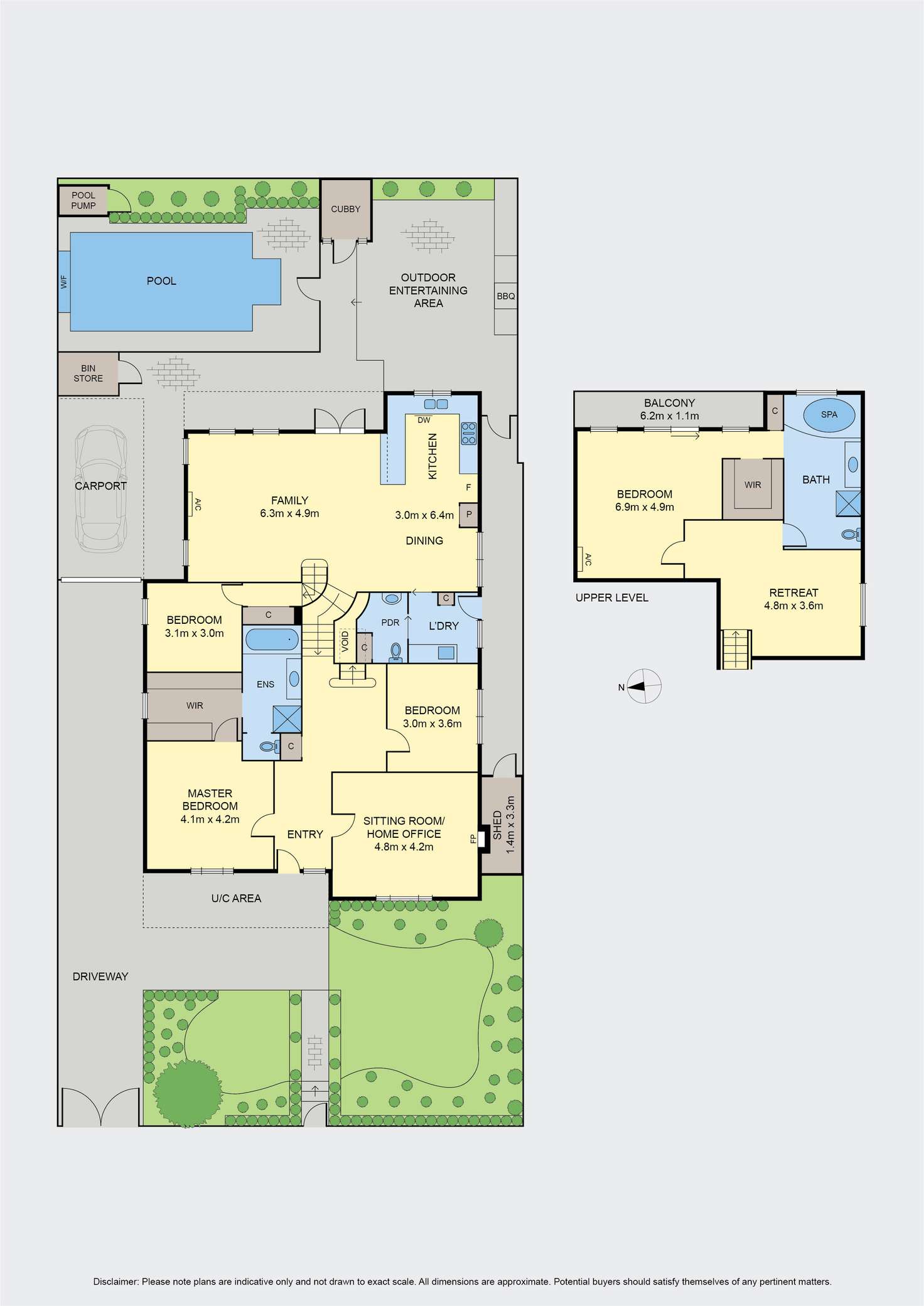 Floorplan of Homely house listing, 41 Vida Street, Aberfeldie VIC 3040