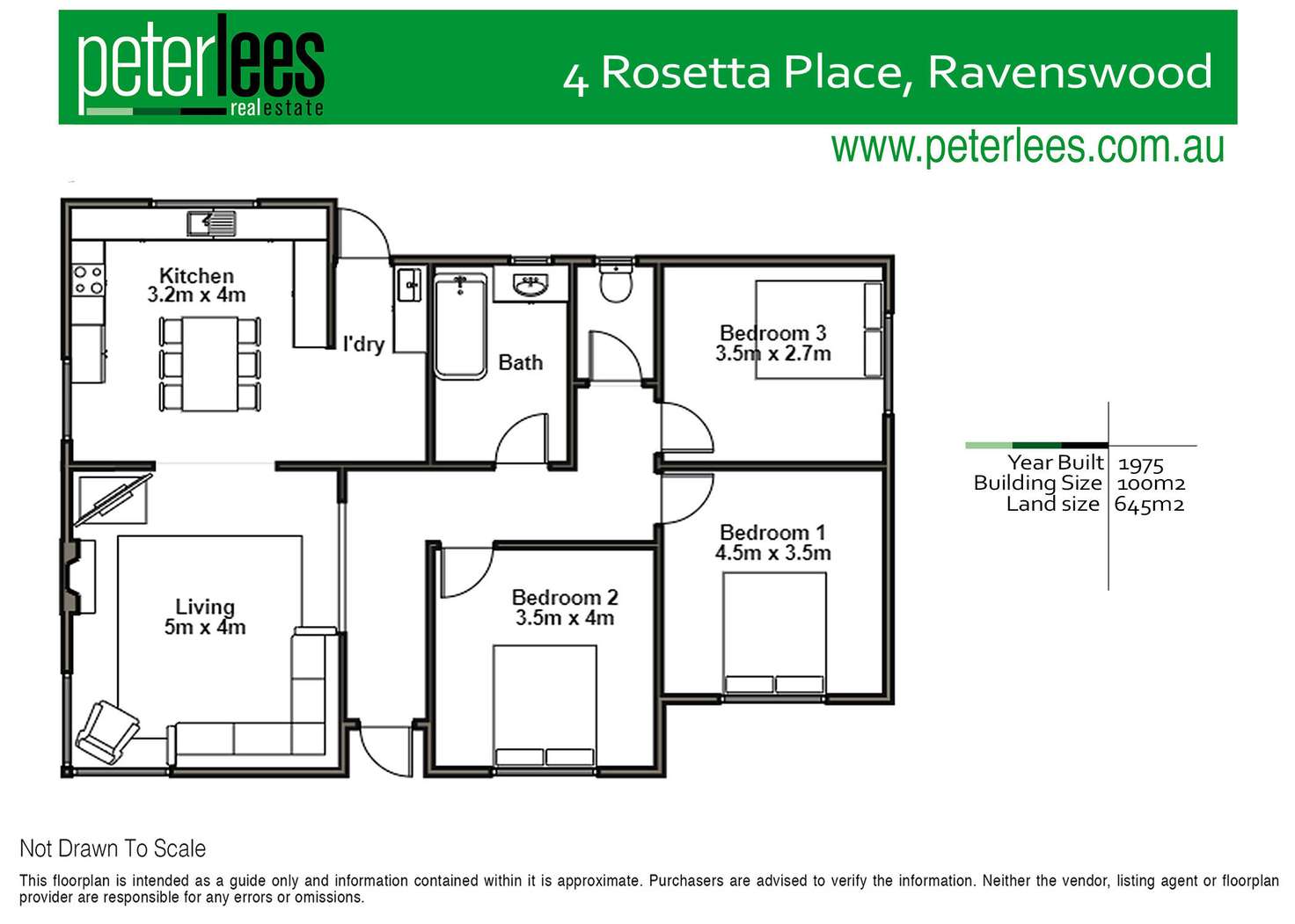 Floorplan of Homely house listing, 4 Rosetta Place, Ravenswood TAS 7250