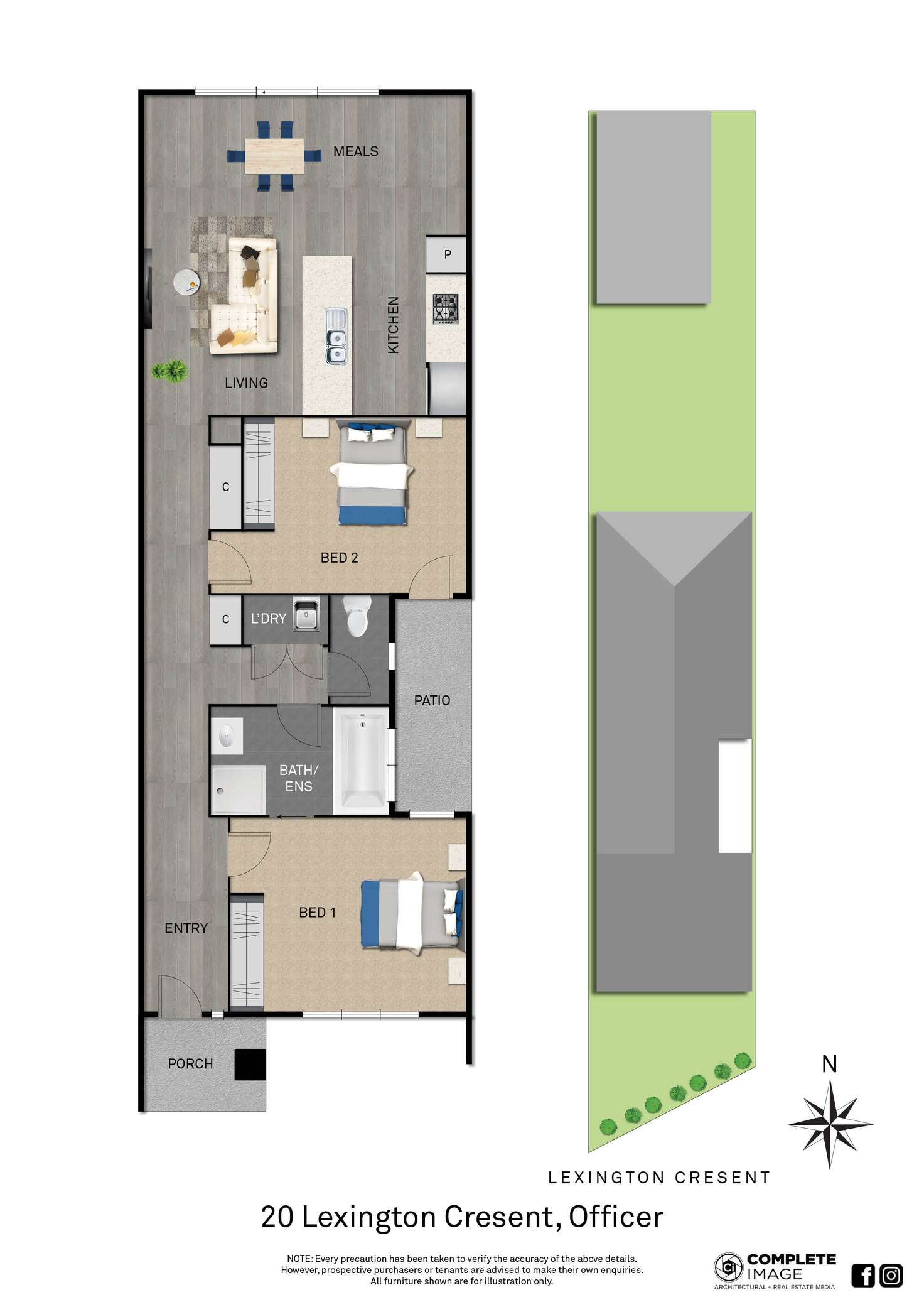 Floorplan of Homely house listing, 20 Lexington Crescent, Officer VIC 3809