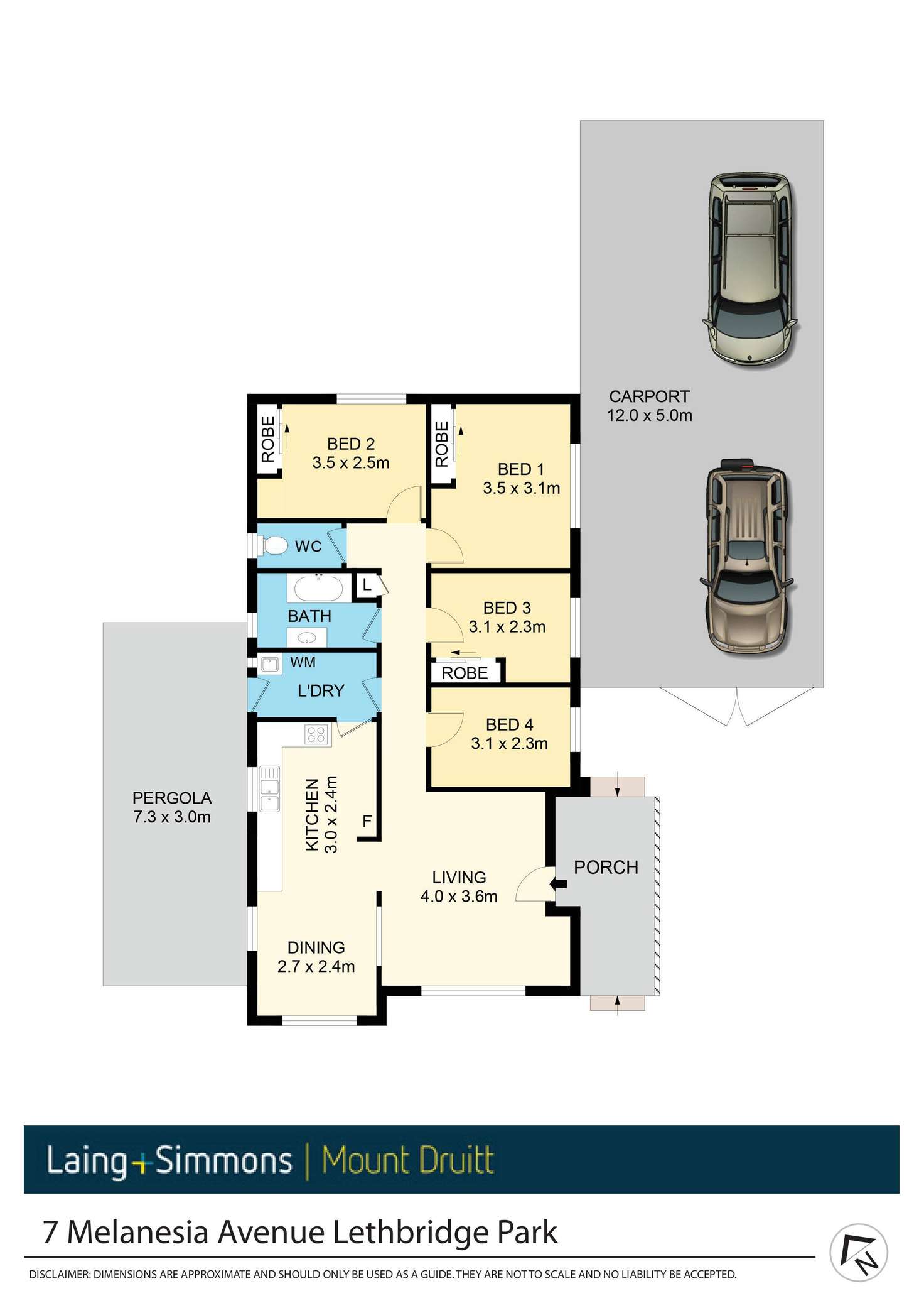 Floorplan of Homely house listing, 7 Melanesia Avenue, Lethbridge Park NSW 2770