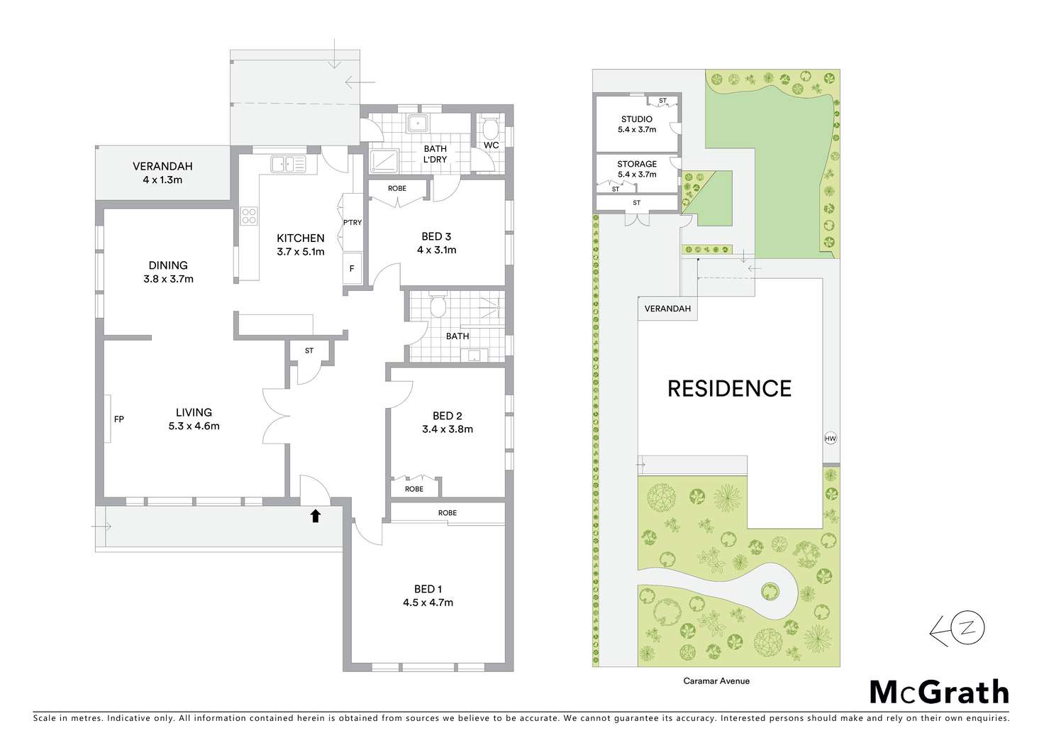 Floorplan of Homely house listing, 14 Caramar Avenue, Brighton East VIC 3187