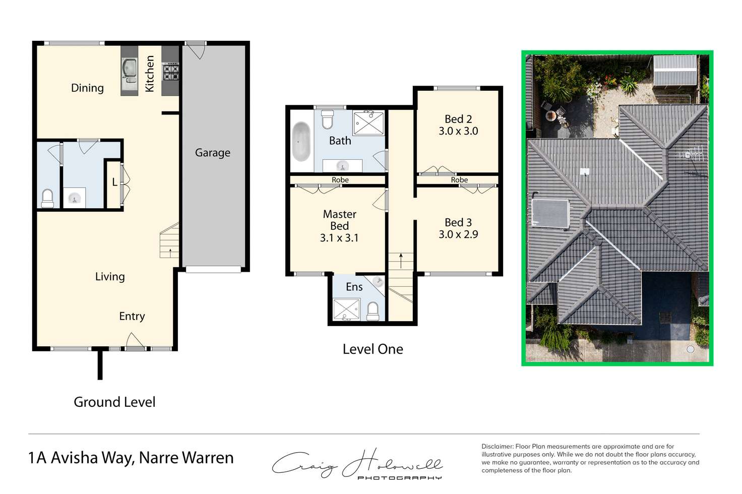 Floorplan of Homely house listing, 1A Avisha Way, Narre Warren VIC 3805