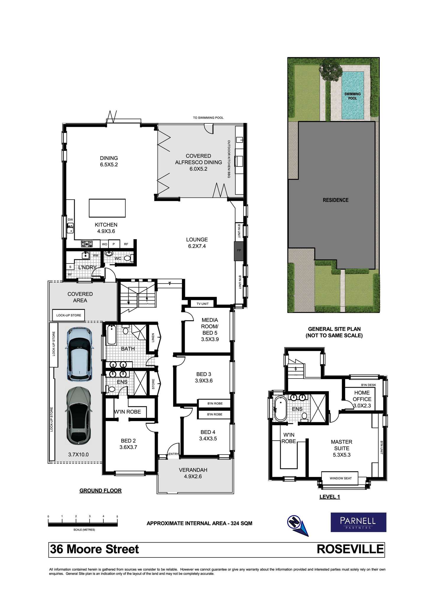 Floorplan of Homely house listing, 36 Moore Street, Roseville NSW 2069