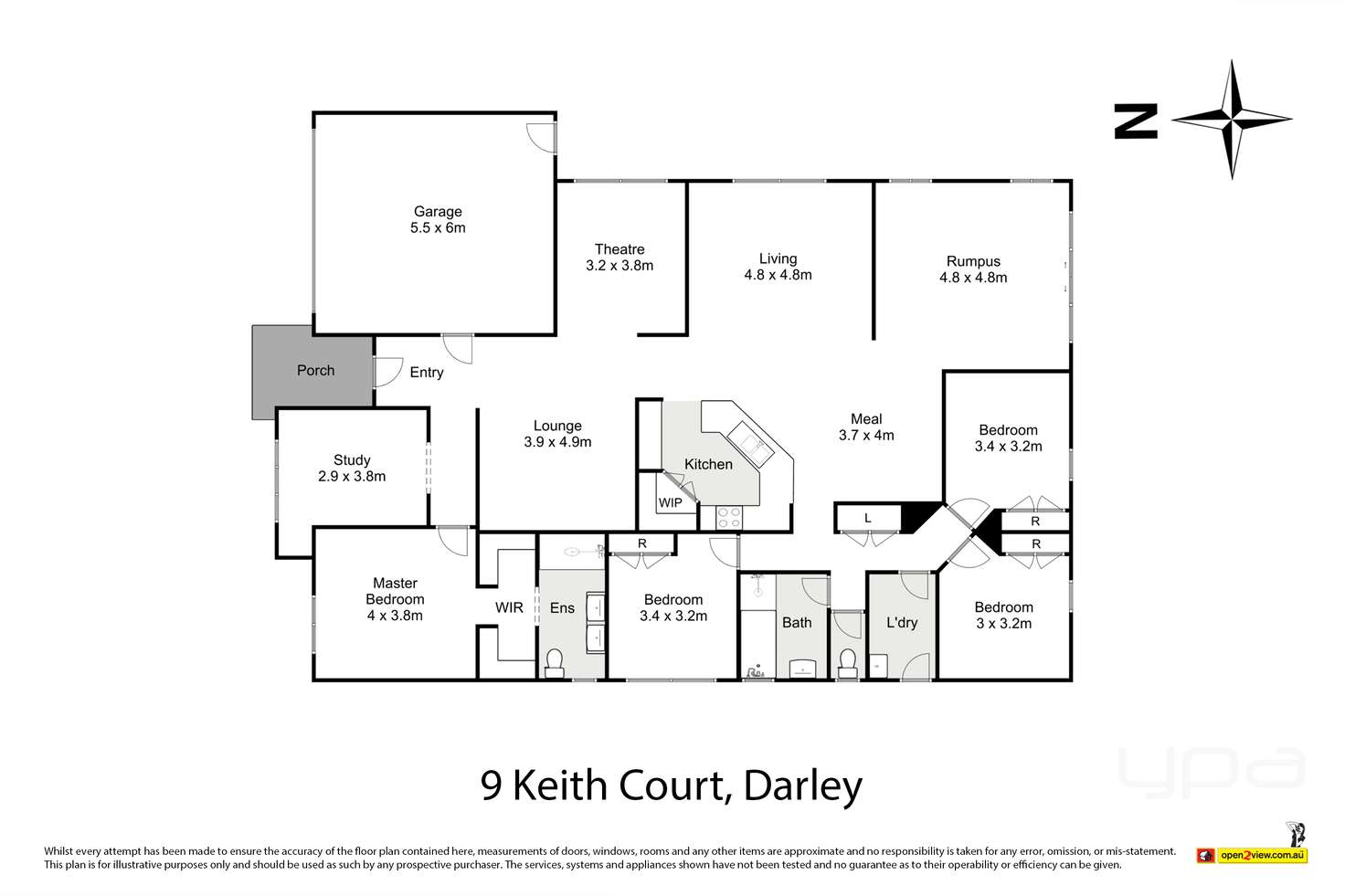 Floorplan of Homely house listing, 9 Keith Court, Darley VIC 3340