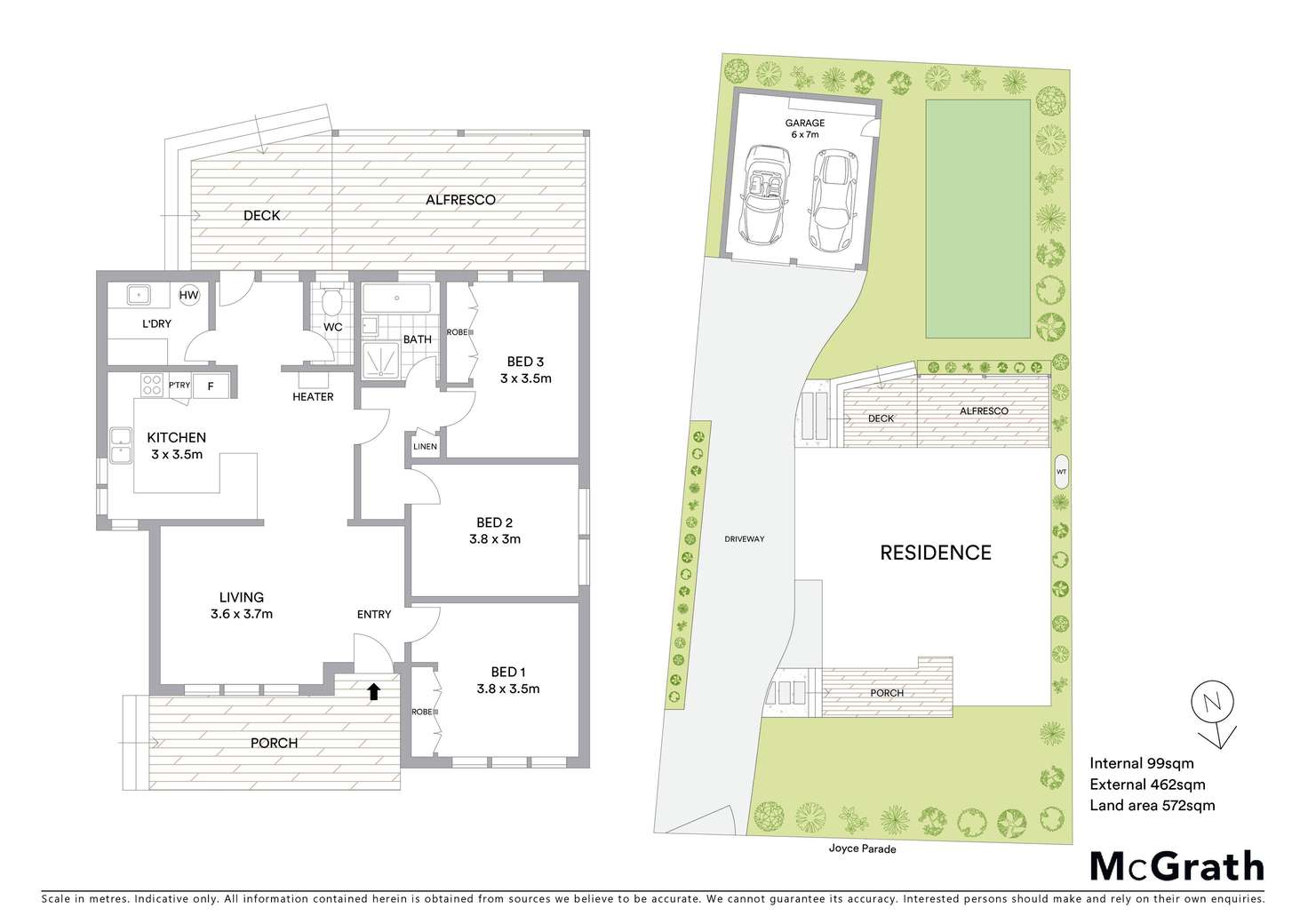 Floorplan of Homely house listing, 2 Joyce Parade, Herne Hill VIC 3218