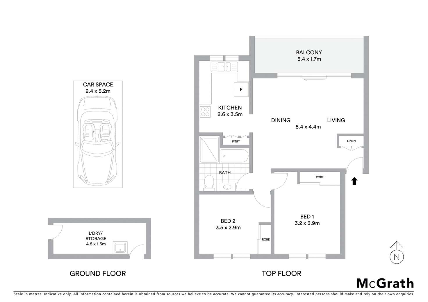 Floorplan of Homely apartment listing, 59/22 Tunbridge Street, Mascot NSW 2020