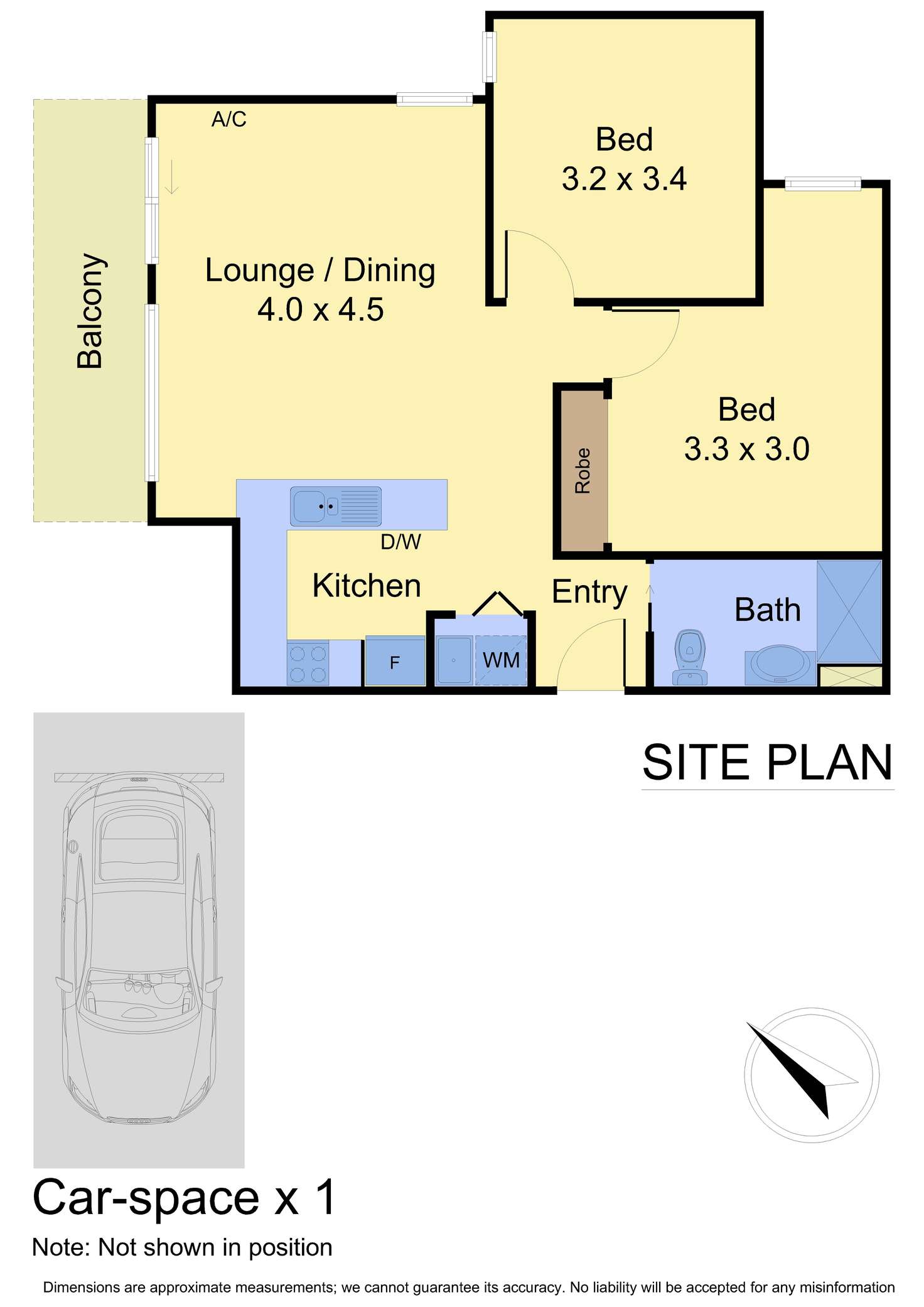 Floorplan of Homely apartment listing, 4/28 Diamond Boulevard, Greensborough VIC 3088