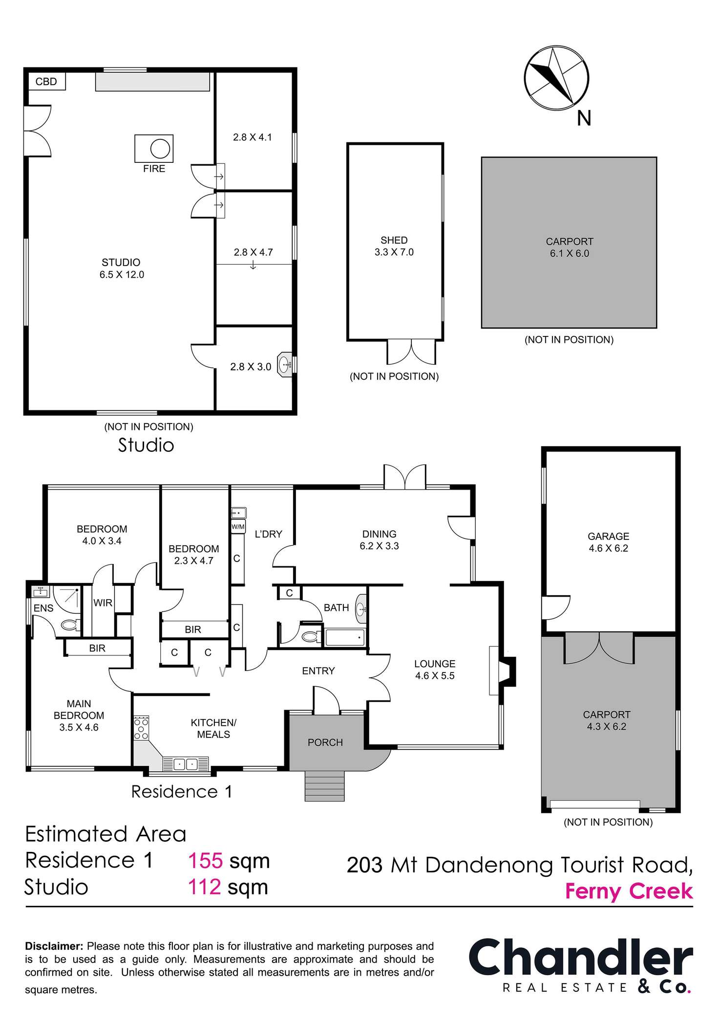 Floorplan of Homely house listing, 203 Mt Dandenong Tourist Road, Ferny Creek VIC 3786