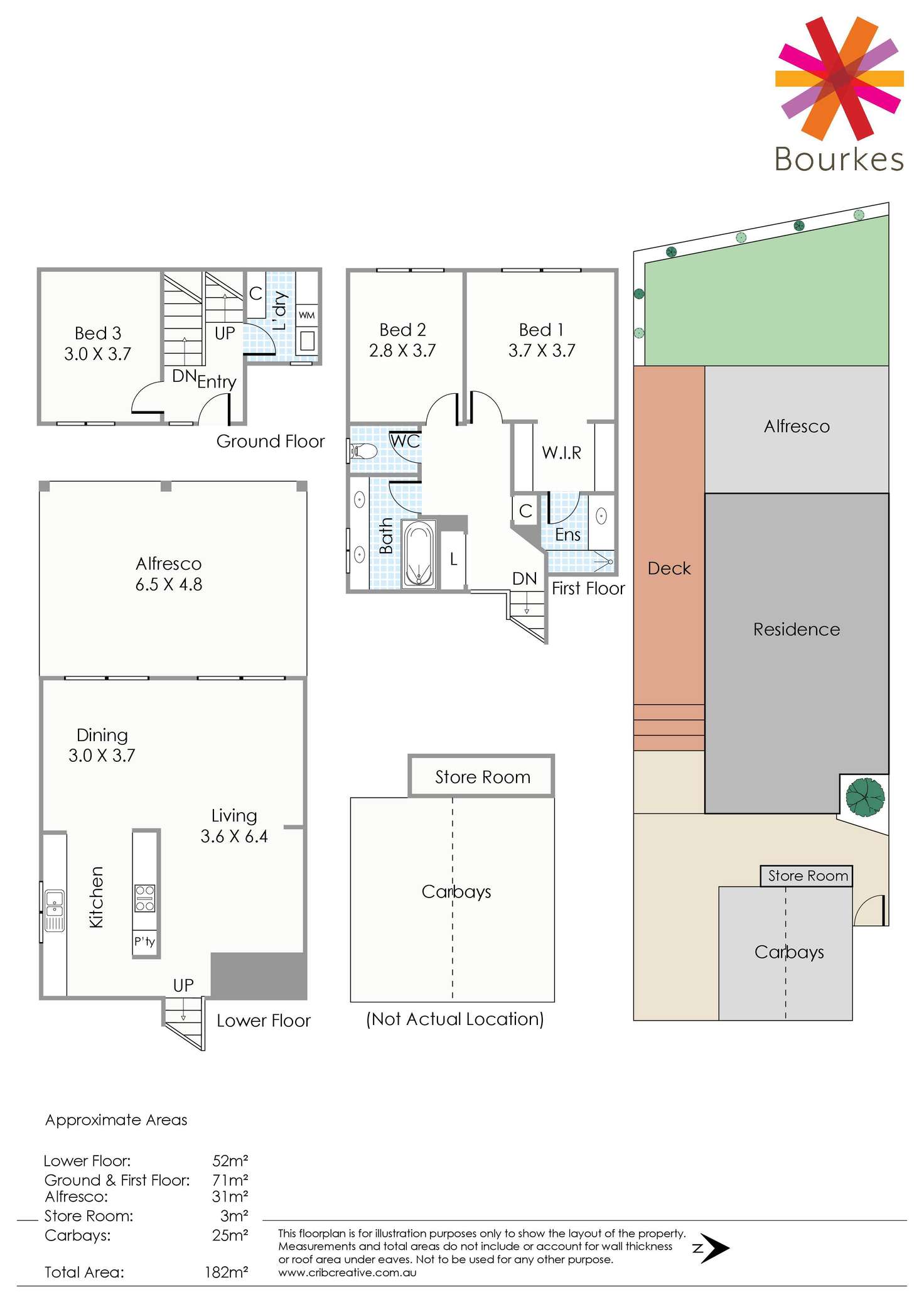 Floorplan of Homely townhouse listing, 6/41 Robert Street, Como WA 6152