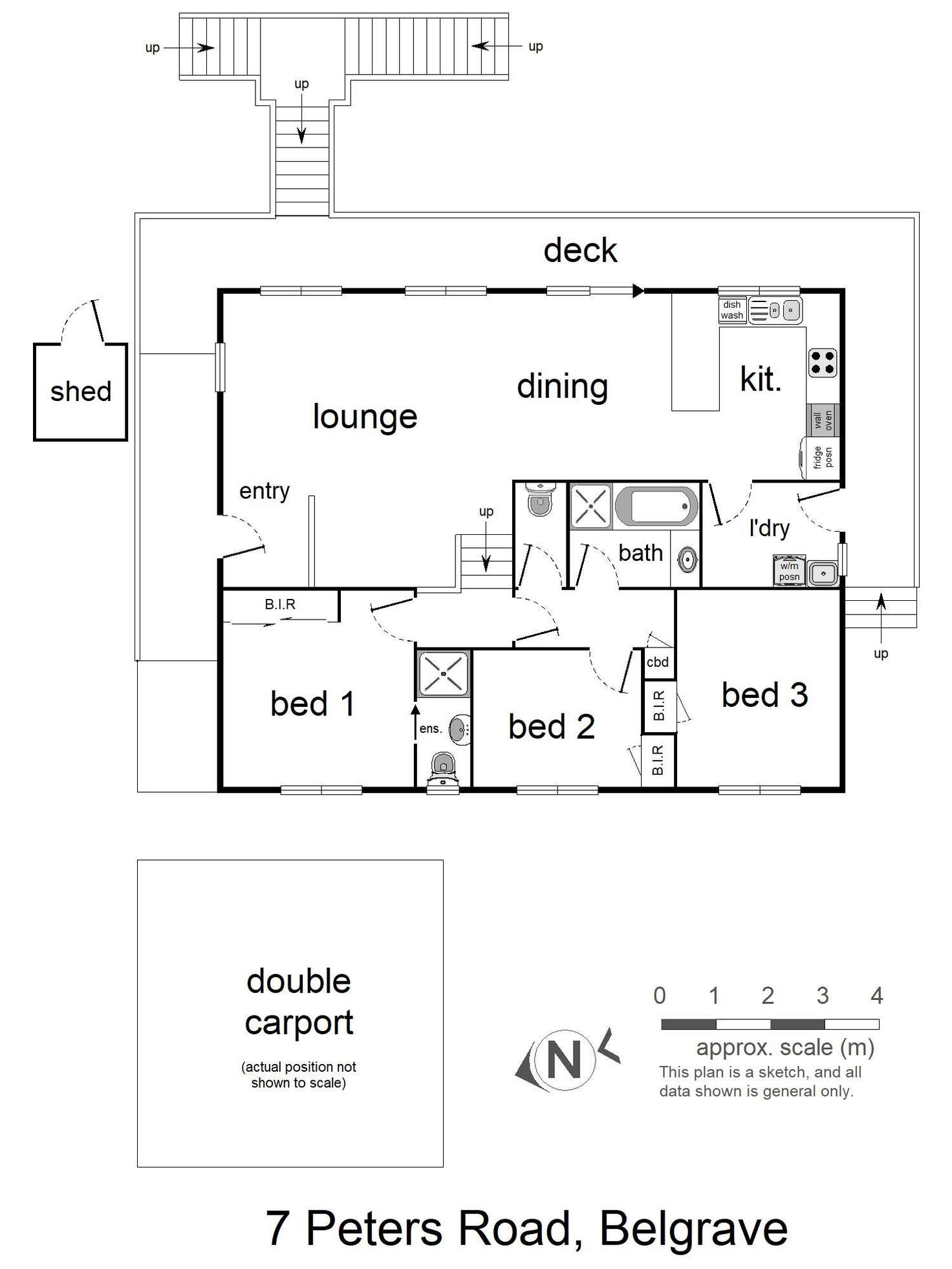 Floorplan of Homely house listing, 7 Peters Road, Belgrave VIC 3160
