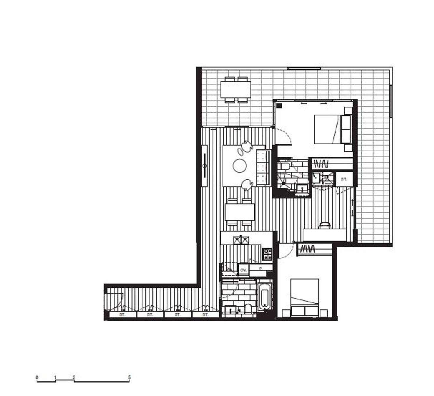 Floorplan of Homely apartment listing, 212/124-128 Killeaton Street, St Ives NSW 2075