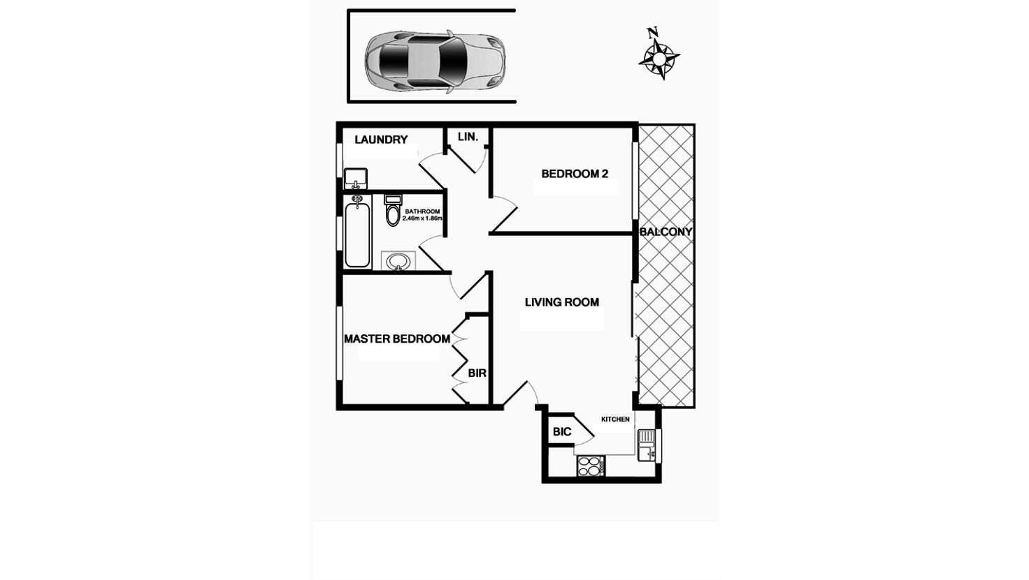 Floorplan of Homely apartment listing, 3/3 Stuart Street, Collaroy NSW 2097