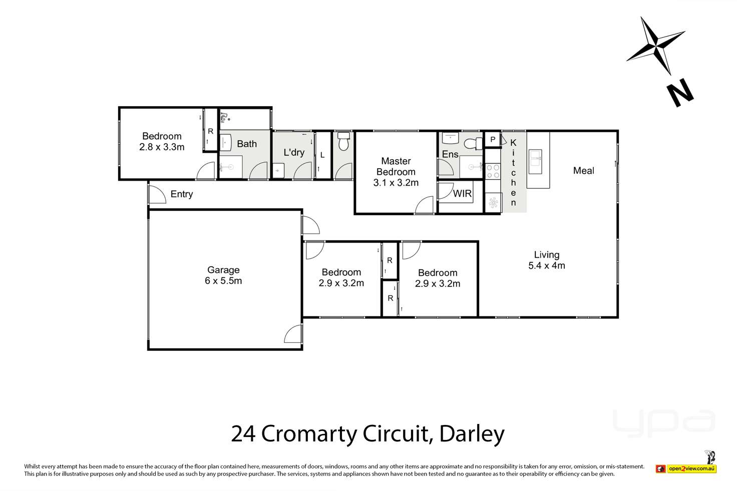 Floorplan of Homely house listing, 24 Cromarty Circuit, Darley VIC 3340