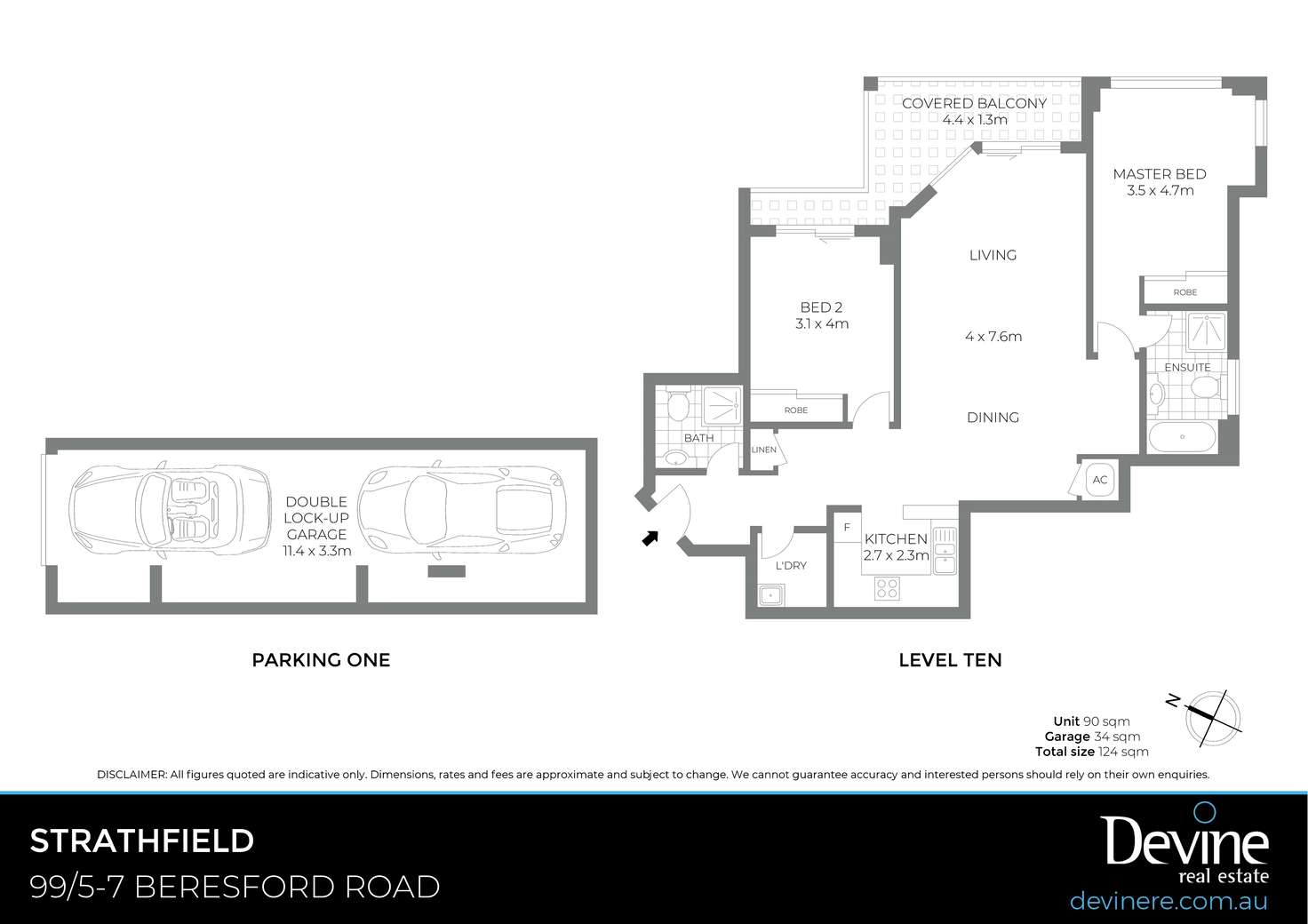 Floorplan of Homely apartment listing, 99/5-7 Beresford Road, Strathfield NSW 2135