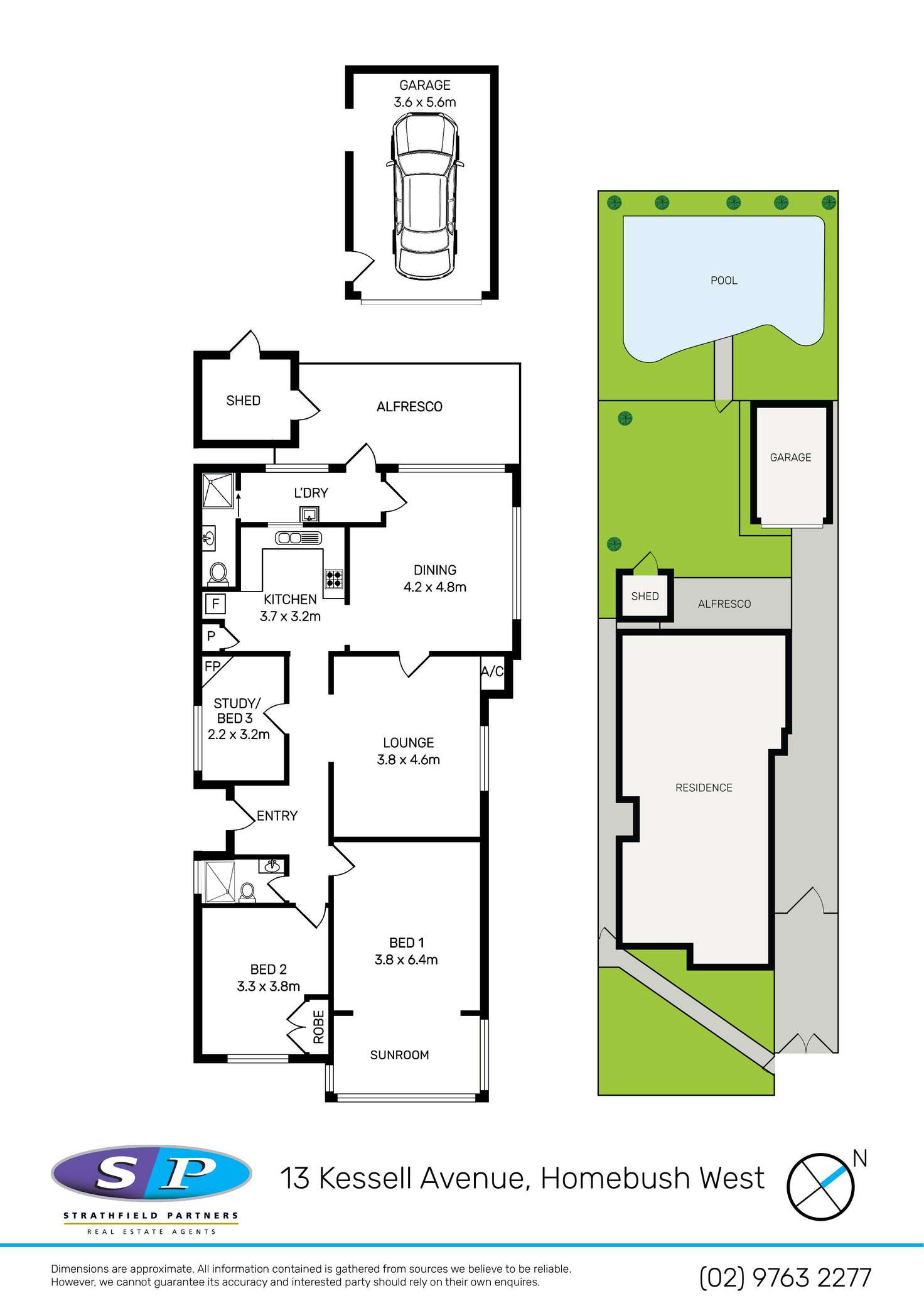 Floorplan of Homely house listing, 13 Kessell Avenue, Homebush West NSW 2140
