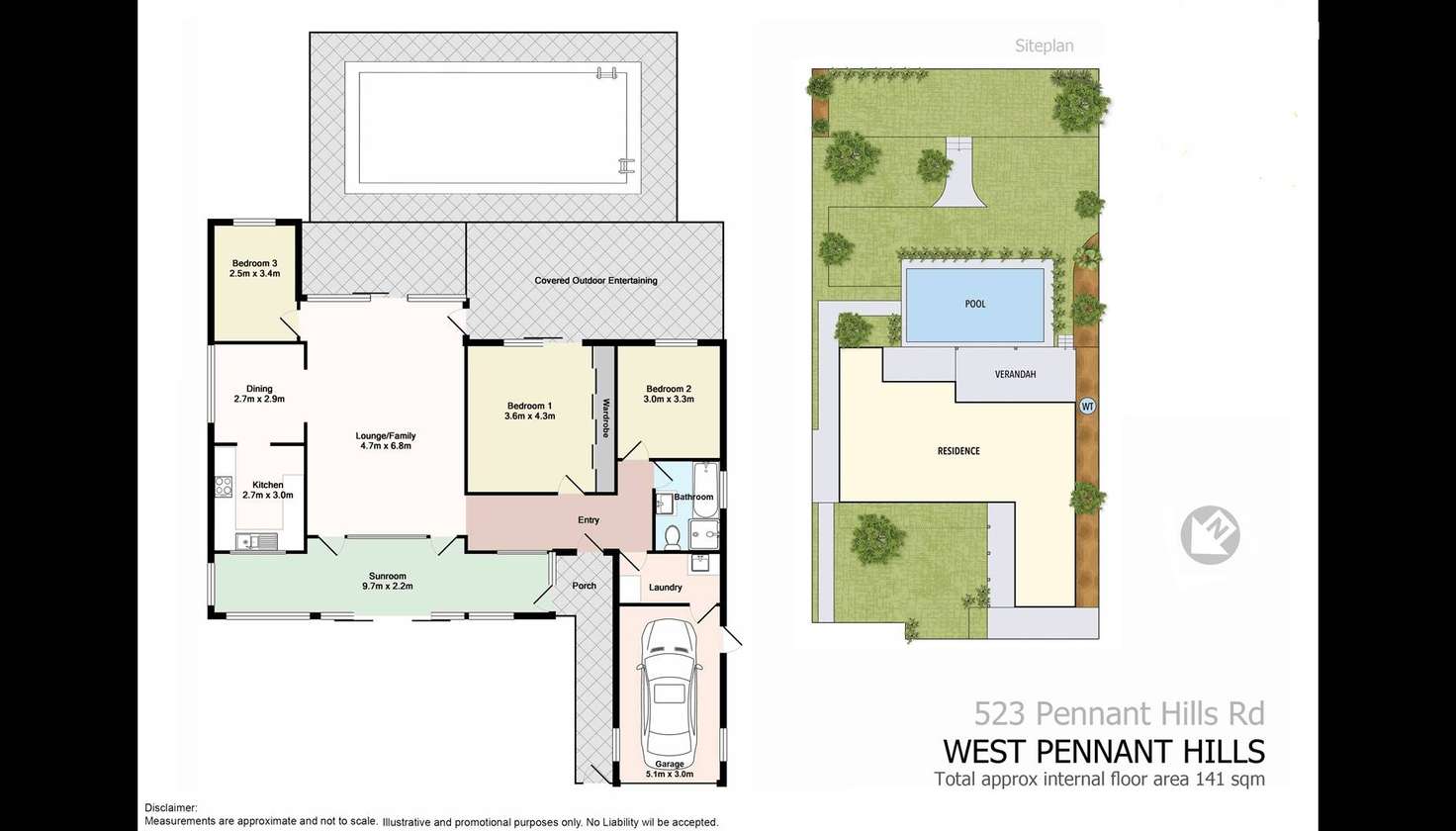 Floorplan of Homely house listing, 523 Pennant Hills Road, West Pennant Hills NSW 2125