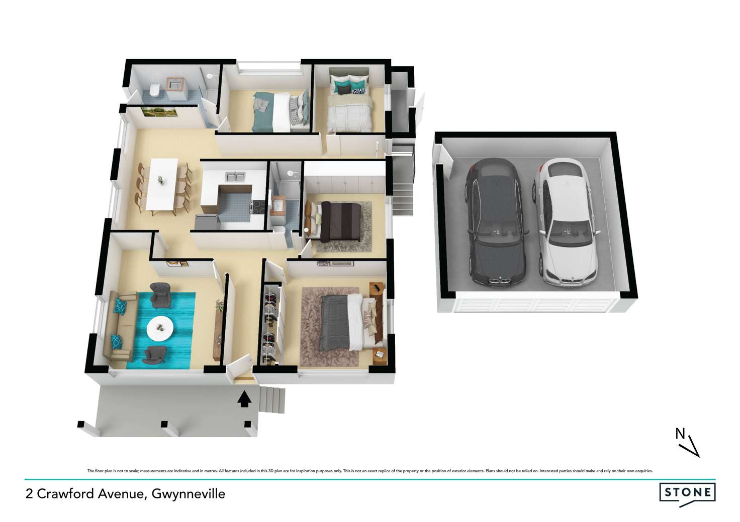 Floorplan of Homely house listing, 2 Crawford Avenue, Gwynneville NSW 2500