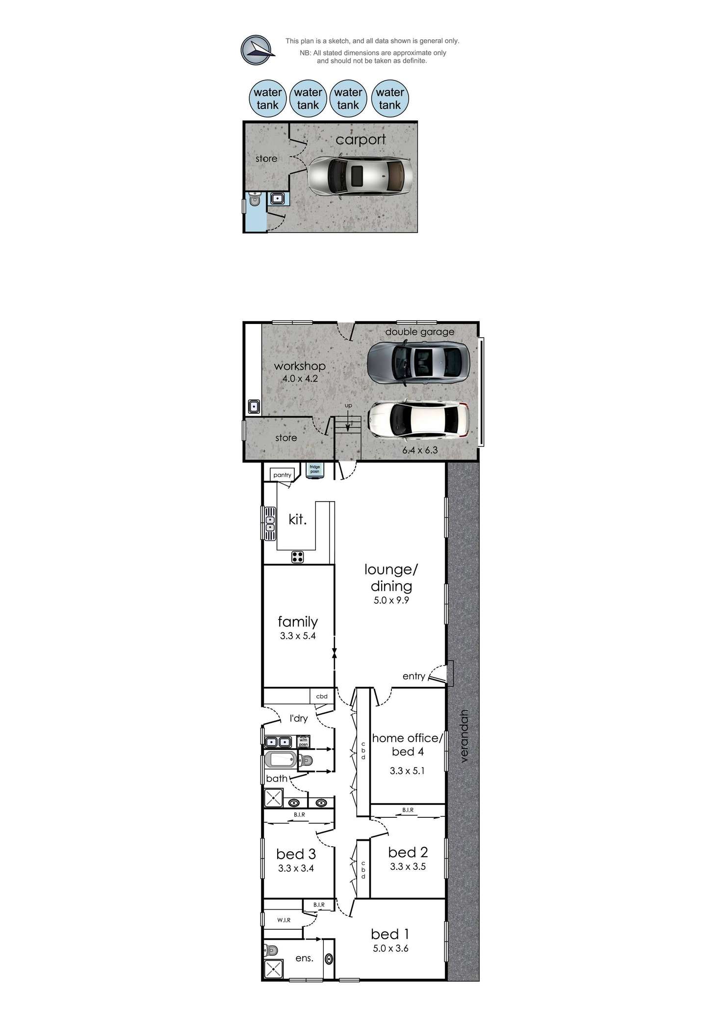 Floorplan of Homely house listing, 81 Little John Road, Warranwood VIC 3134