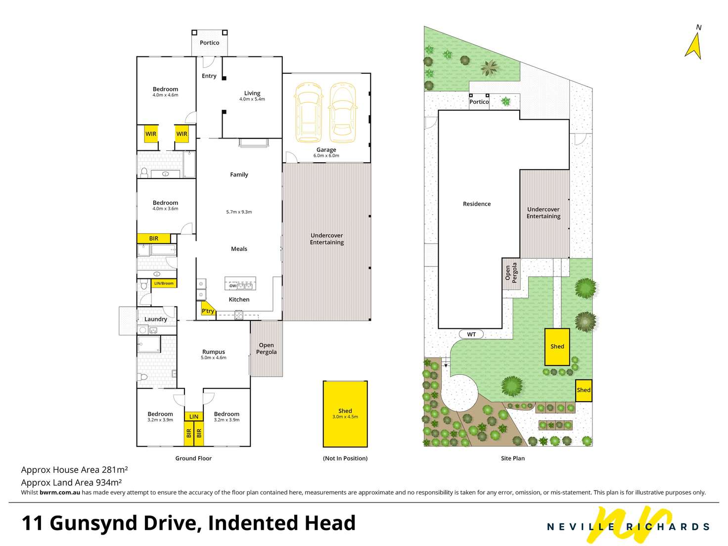 Floorplan of Homely house listing, 11 Gunsynd Drive, Indented Head VIC 3223