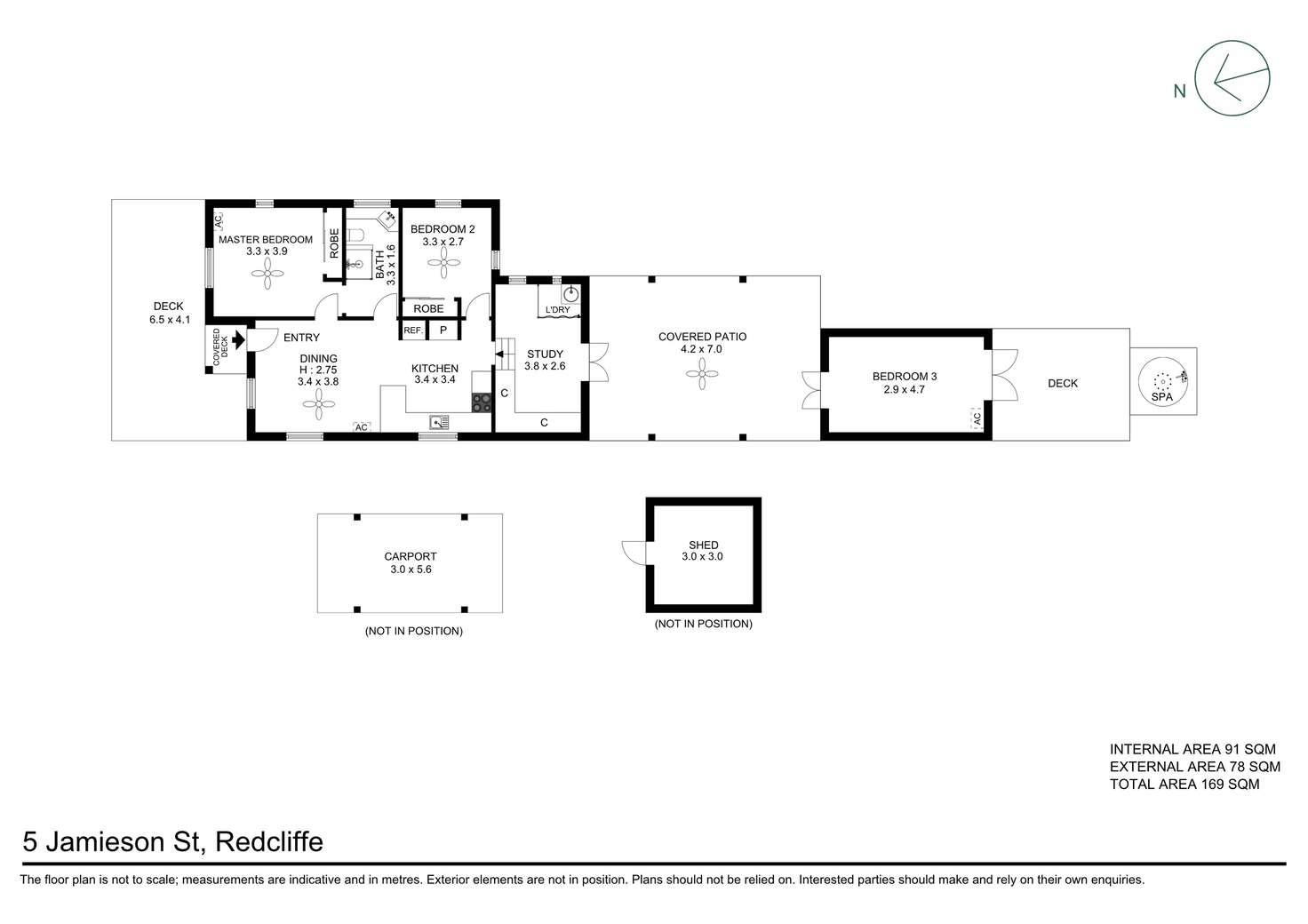 Floorplan of Homely house listing, 5 Jamieson Street, Redcliffe QLD 4020