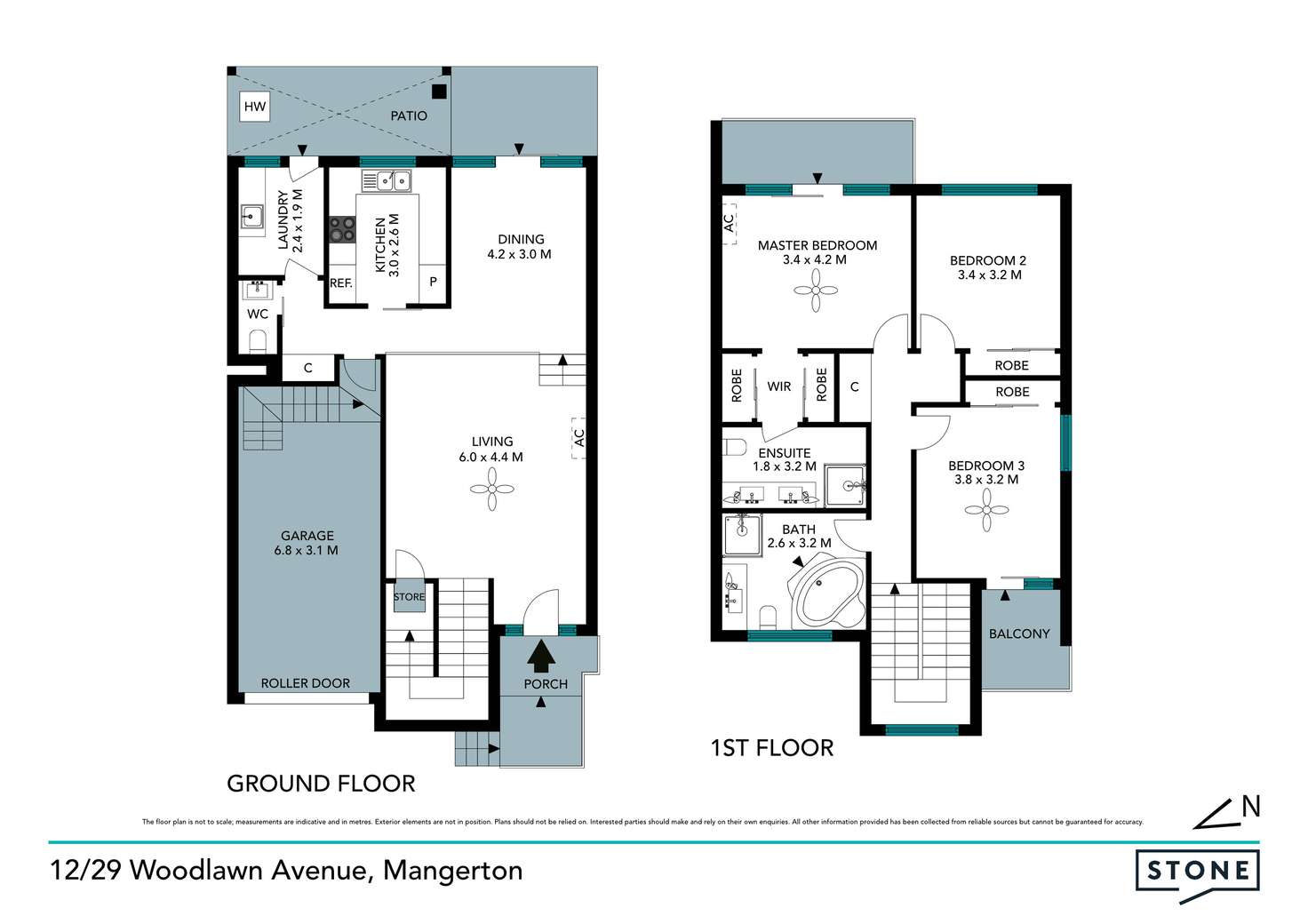 Floorplan of Homely townhouse listing, 12/29 Woodlawn Avenue, Mangerton NSW 2500