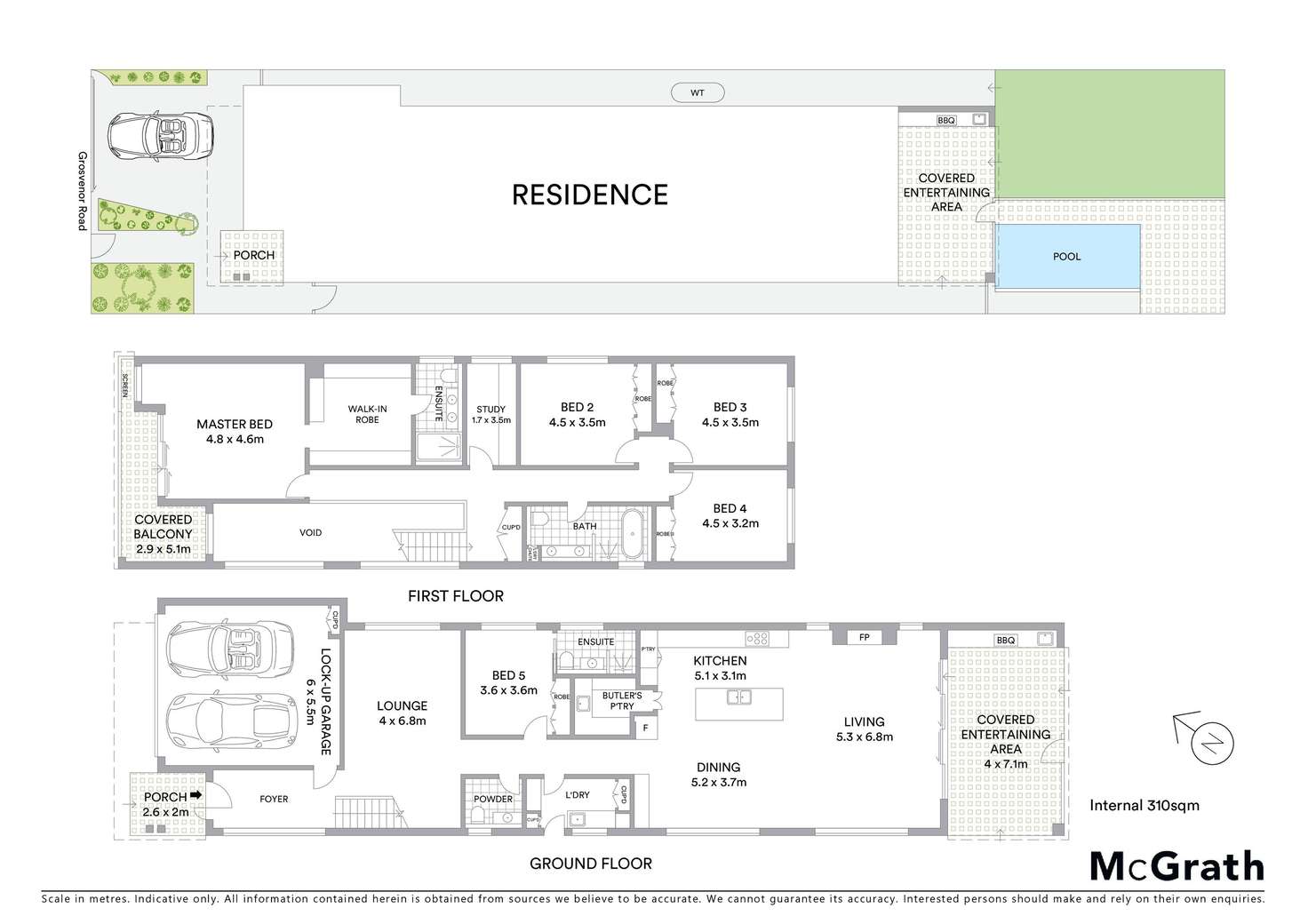 Floorplan of Homely house listing, 42 Grosvenor Road, South Hurstville NSW 2221