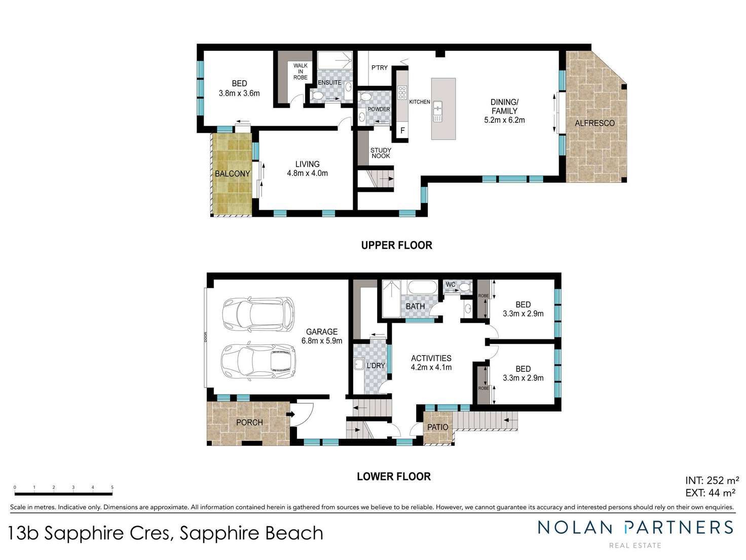 Floorplan of Homely house listing, 13B Sapphire Crescent, Sapphire Beach NSW 2450