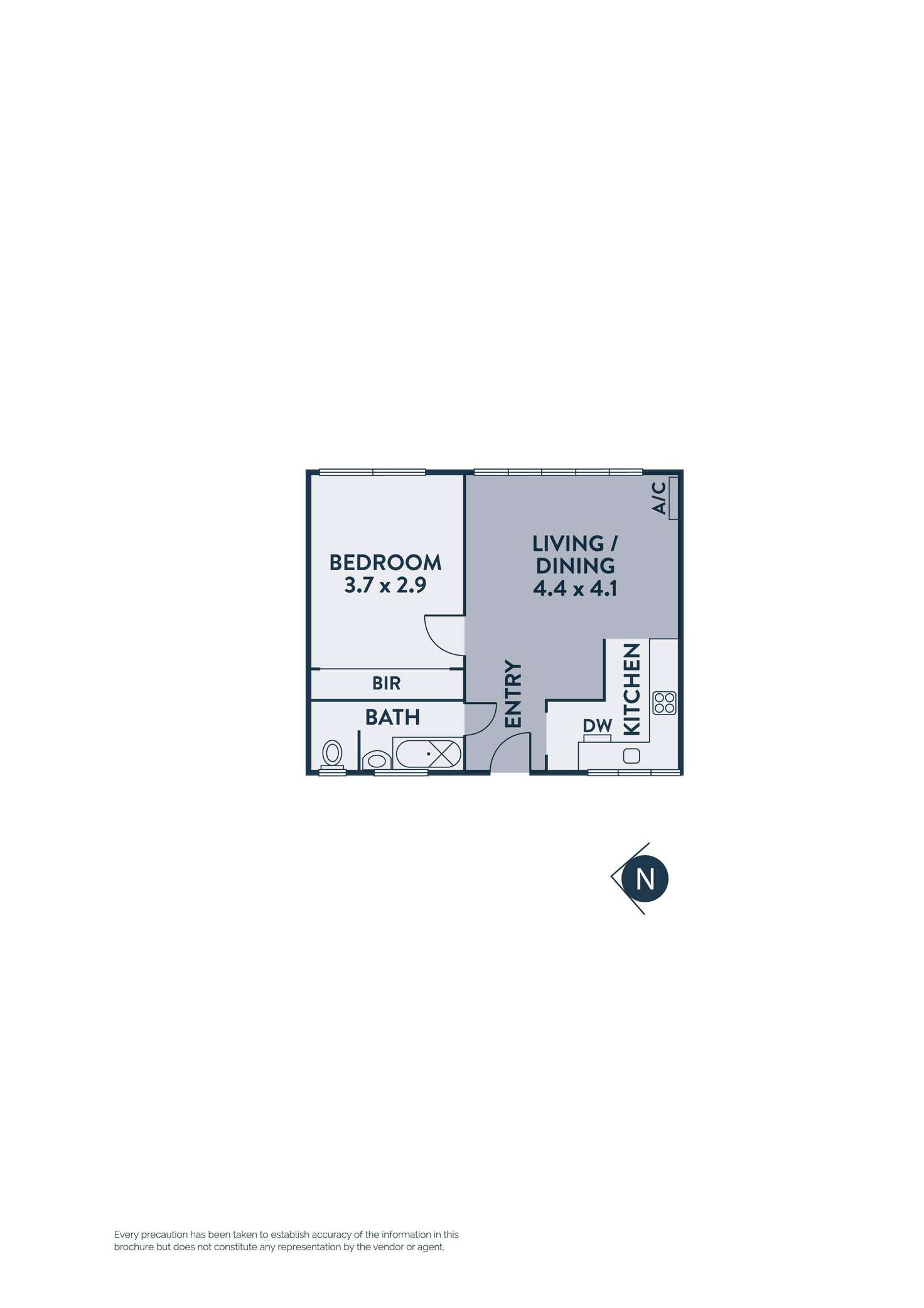 Floorplan of Homely apartment listing, 20/6 Francis Grove, Thornbury VIC 3071