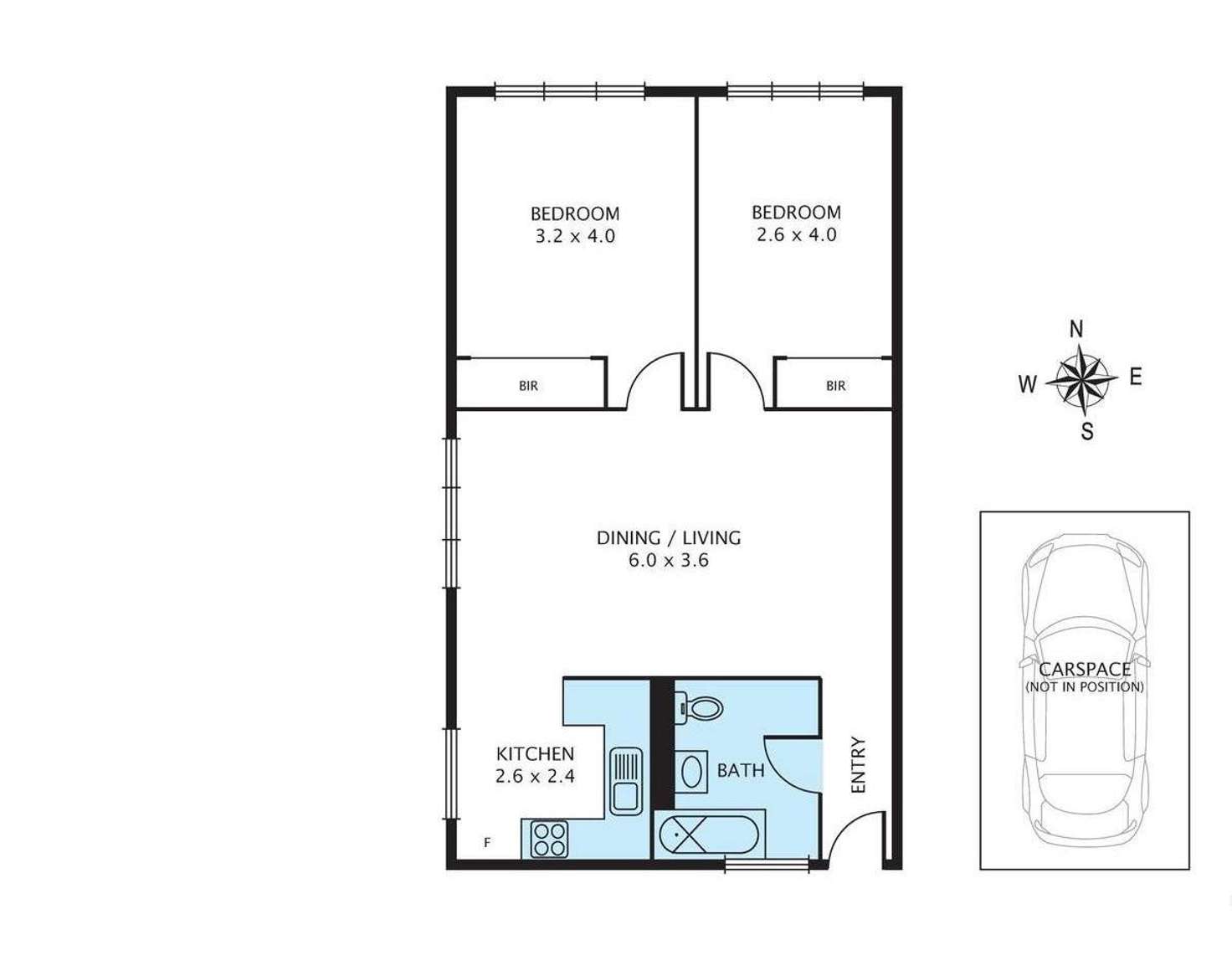 Floorplan of Homely apartment listing, 7/164 Napier Street, Essendon VIC 3040